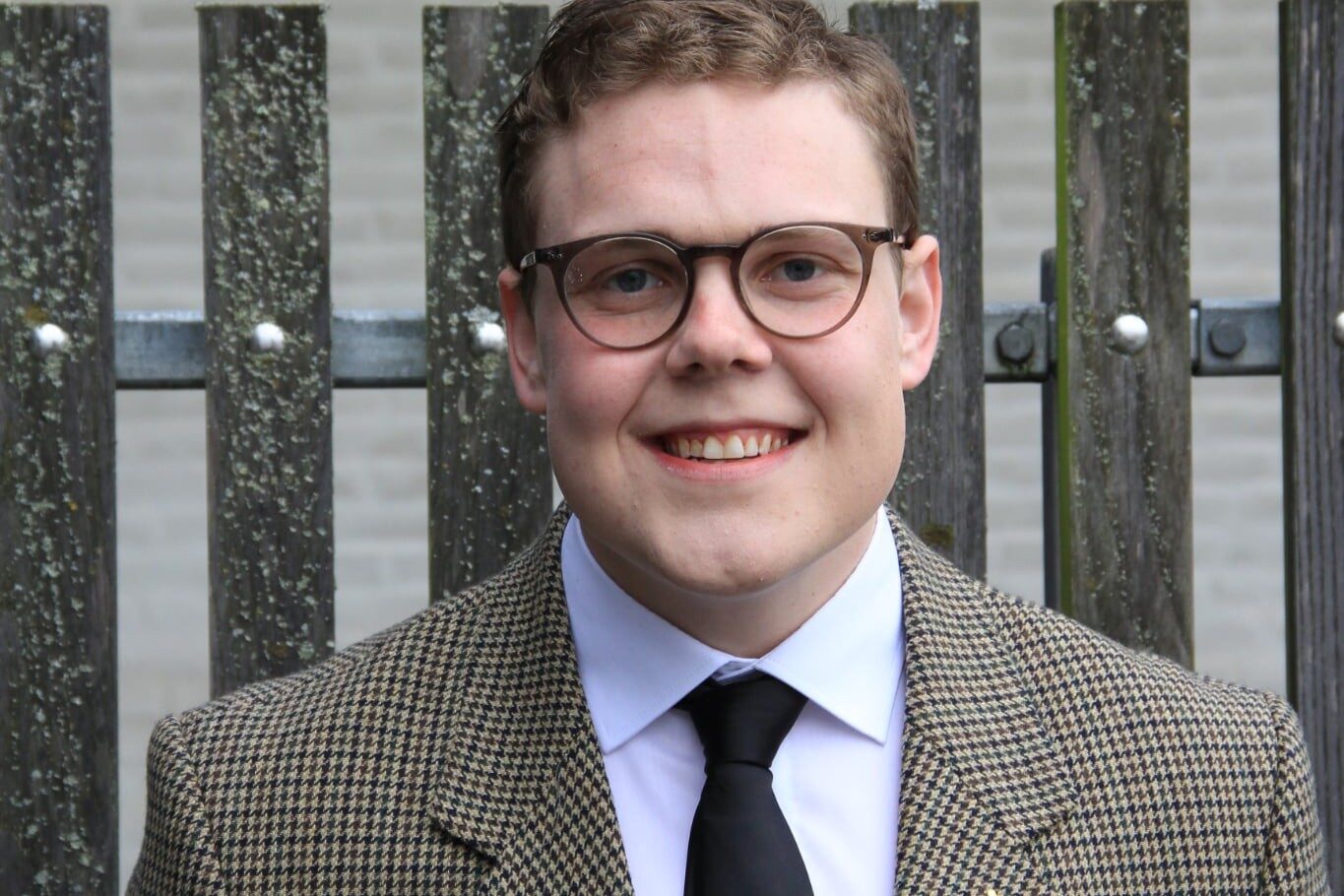 Mads Engelund Larsen, spidskandidat, Dansk Folkeparti Esbjerg. Pressefoto.