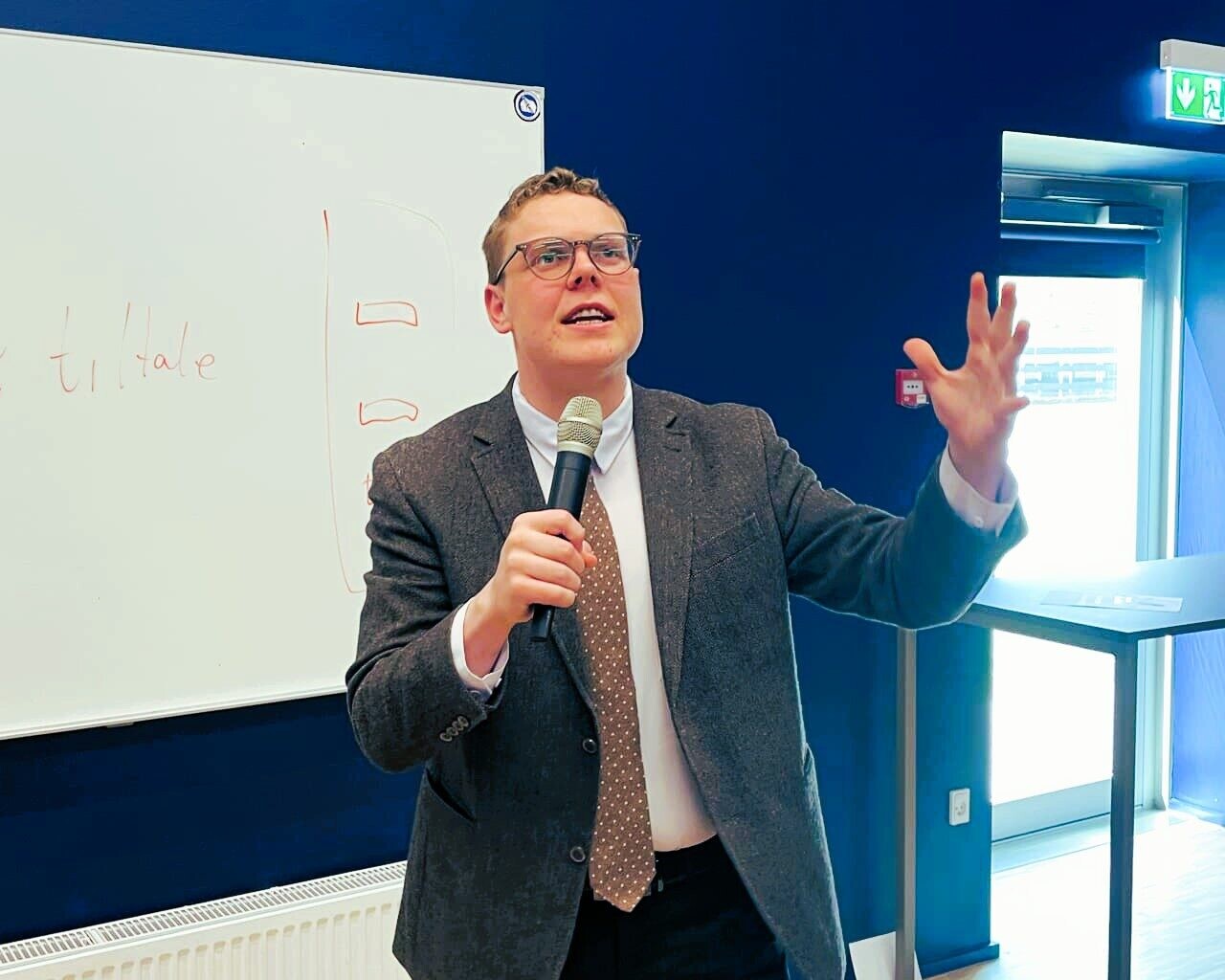 Mads Engelund Larsen, spidskandidat, Dansk Folkeparti Esbjerg. Arkivfoto.