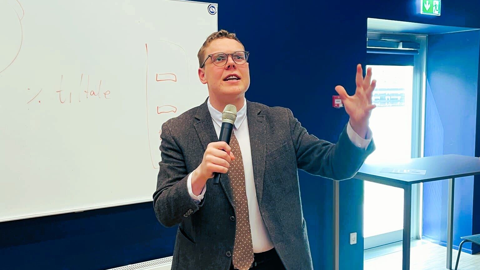 Mads Engelund Larsen, spidskandidat, Dansk Folkeparti Esbjerg. Arkivfoto.