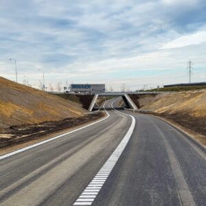 Her et foto fra den forholdsvis nye shunt ved frakørsel 75. Arkivfoto: Vejdirektoratet.