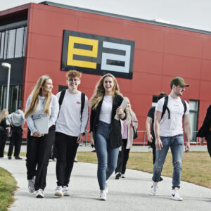 Studerende på EA Vest. Foto: Christer Holte.