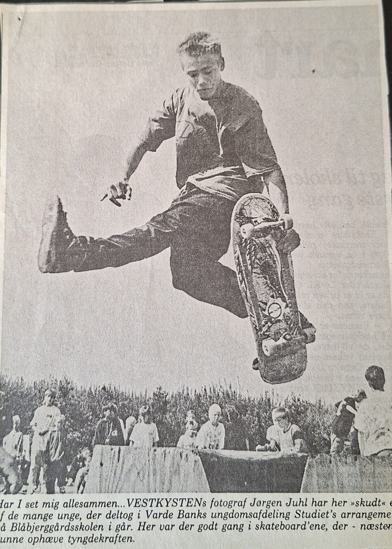 1991 - Åbning af Blåbjerggårdsskolen i januar 1991. Privatfoto.