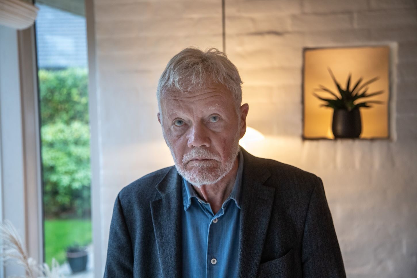 Jørgen Riis Jepsen har glæde ved at fortælle. Foto: Johnny Tauman.