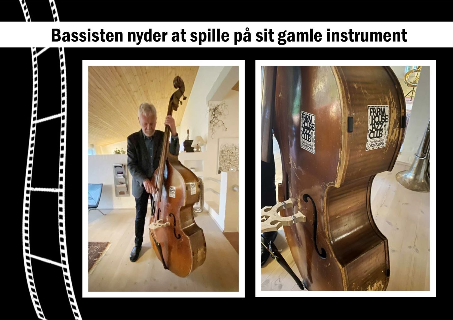 Jøgen Riis Jepsen: Seks årtier med kontrabassen. Foto: Johnny Tauman.