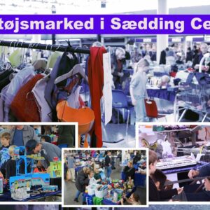 Legetøjsmarked på centertorvet i Sædding Centret. Foto: Johnny Tauman.