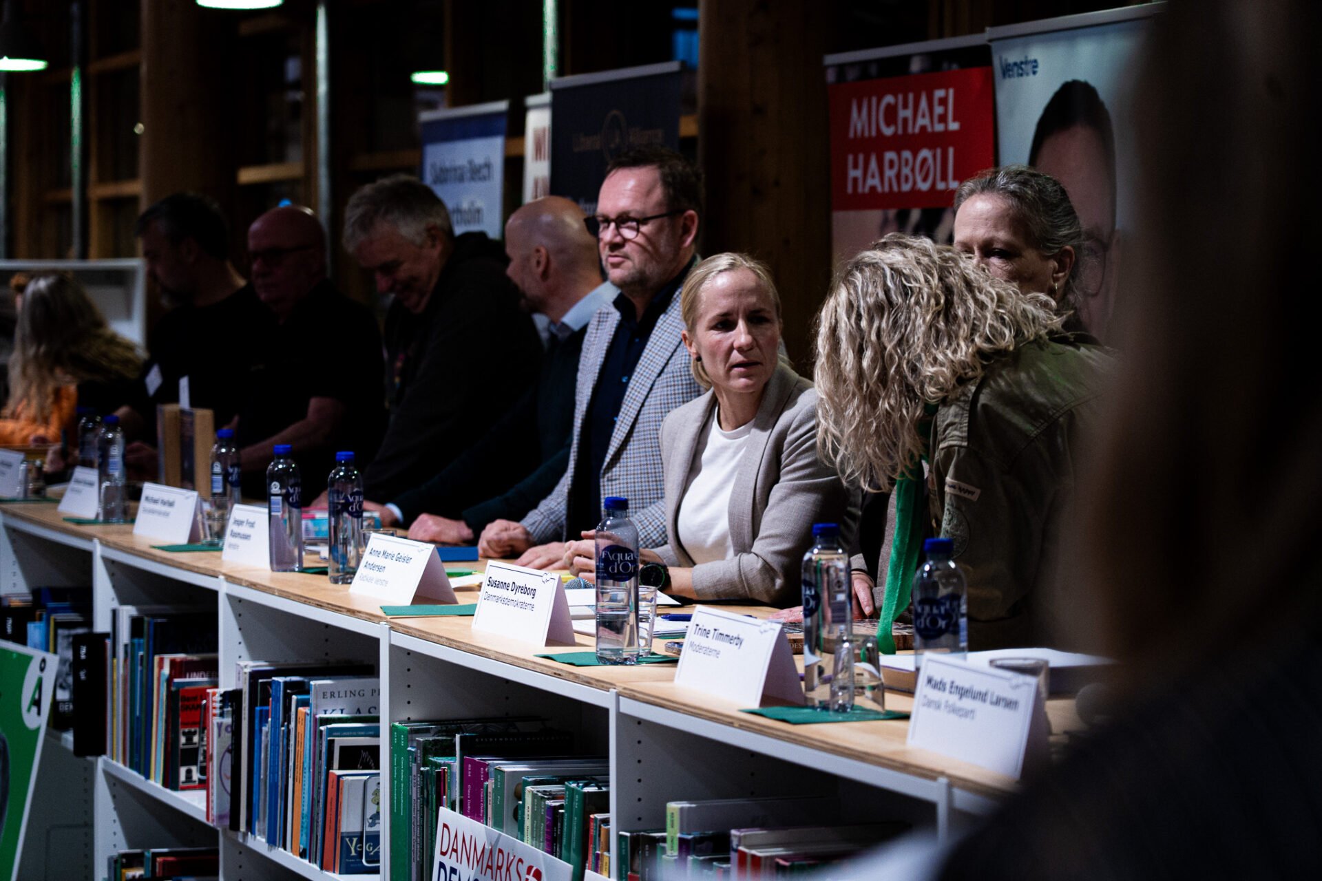 Børne- og socialsager - et område, der har været en del baks med i den nuværende byrådsperiode - fyldte en del af debatten - og optog tilsyneladende en stor del af publikums interesse. Foto: Fjodor Pedersen.