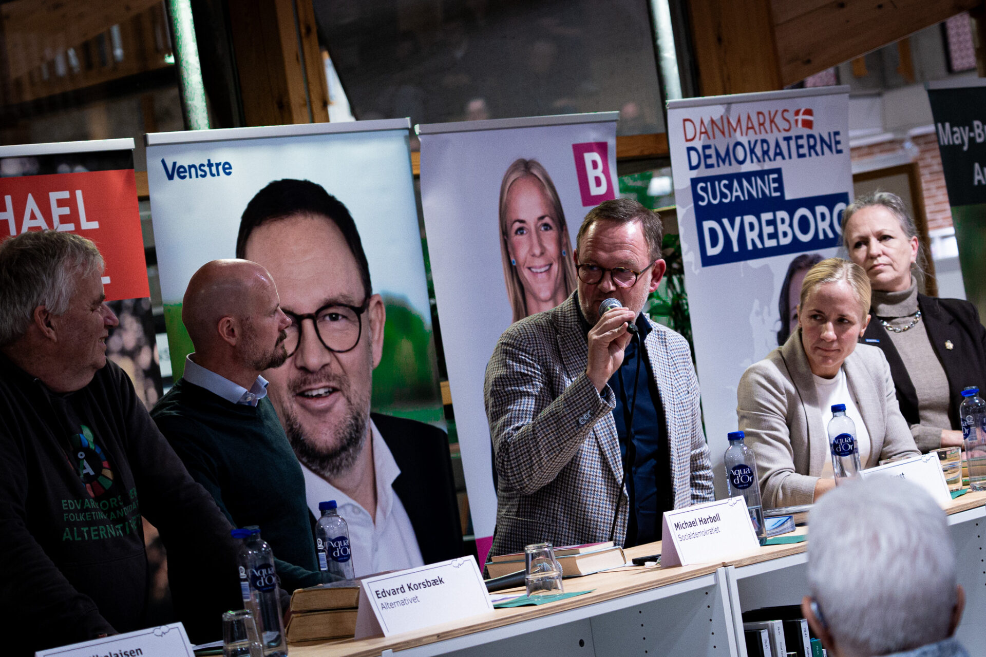 Michael Harbøll fra Socialdemokratiet fik ikke for alvor udfordret den siddende borgmester. Foto: Fjodor Pedersen.