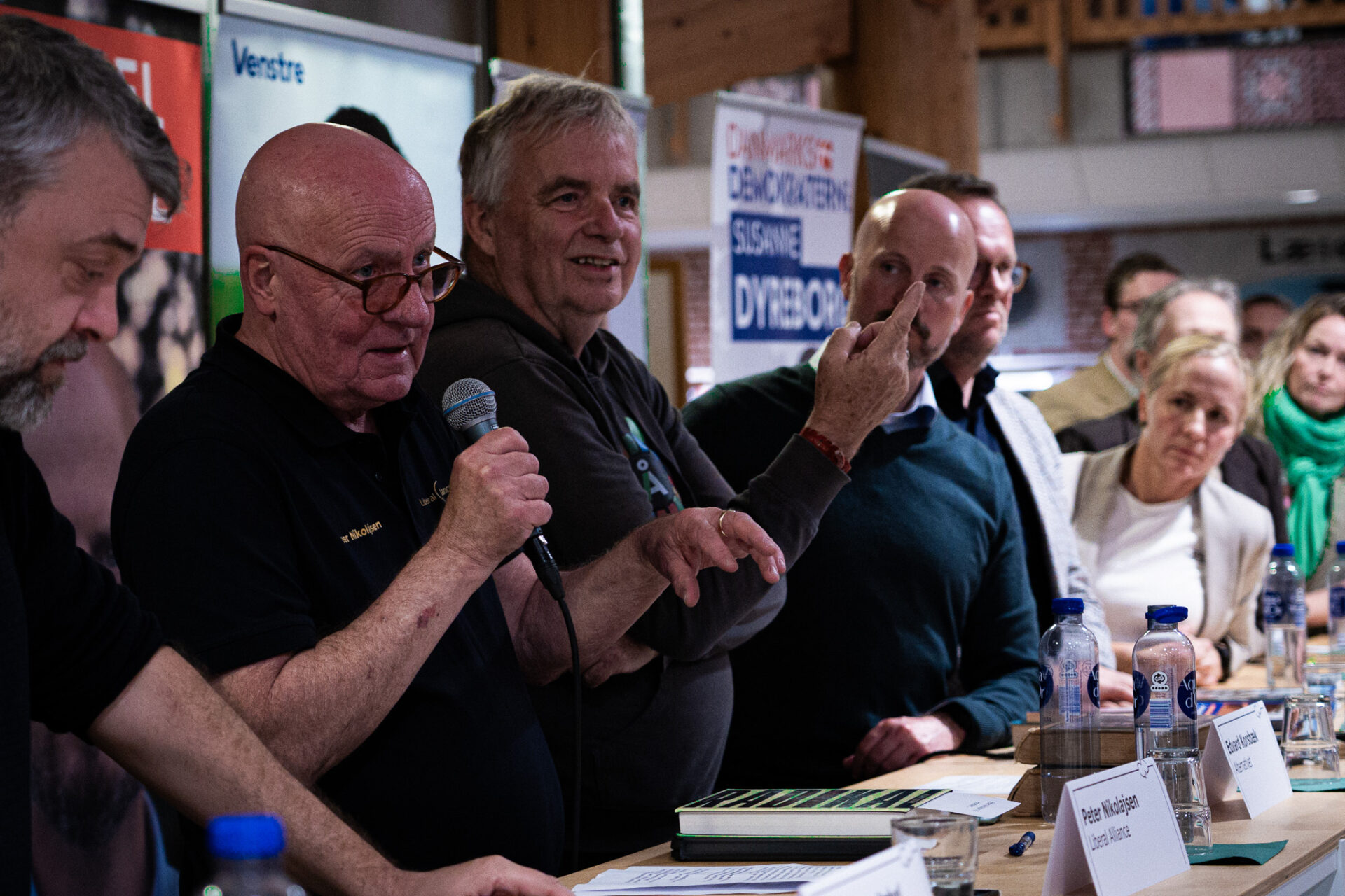 Peter Nikolajsen, LA, og Edvard Korsbæk, Alternativet. Foto: Fjodor Pedersen.