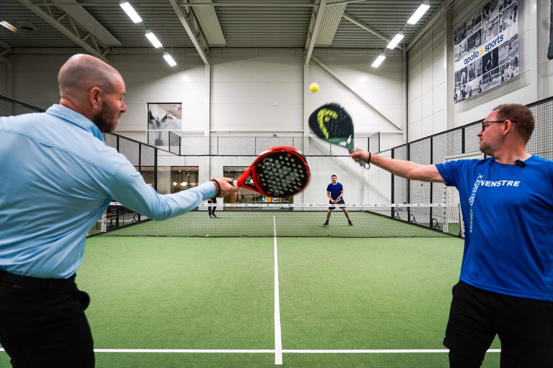 Valg-sport med Recovery Bulls. Jesper Frost Rasmussen (V) og Michael Harbøll (S) talte civilsamfund. Foto: Fjodor Pedersen.