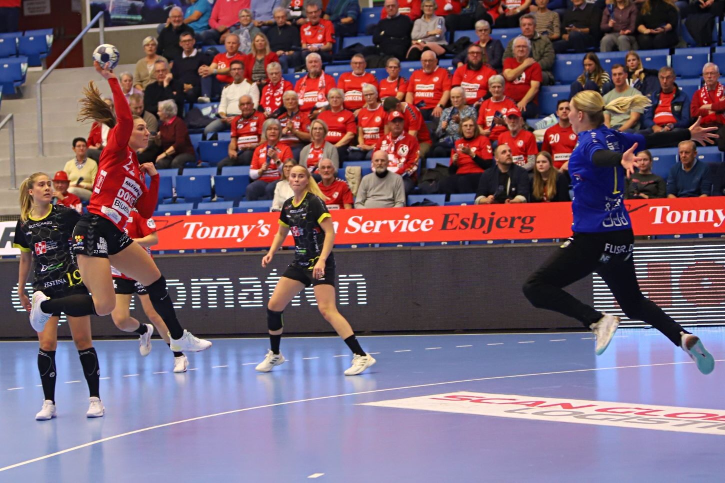 Det var godt at se Line Haugsted score to mål. Foto: Johnny Tauman.