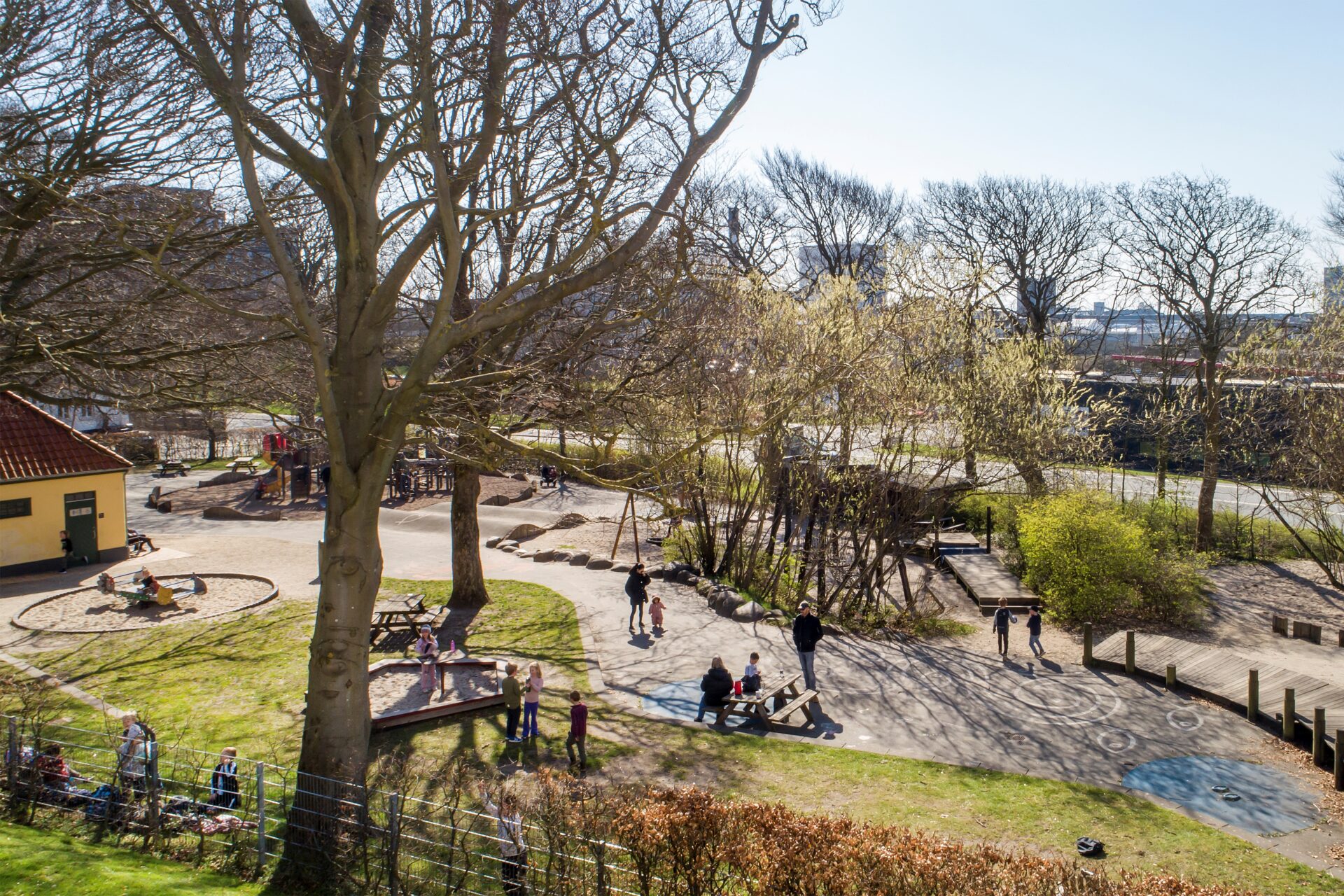 Legpladsen i Byparken har været et yndet tilflugtsmål i mange år. Arkivfoto: Esbjerg Kommune.