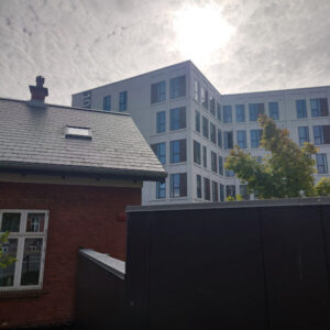 Havnegade - nyt og gammelt. Foto: Henrik List.