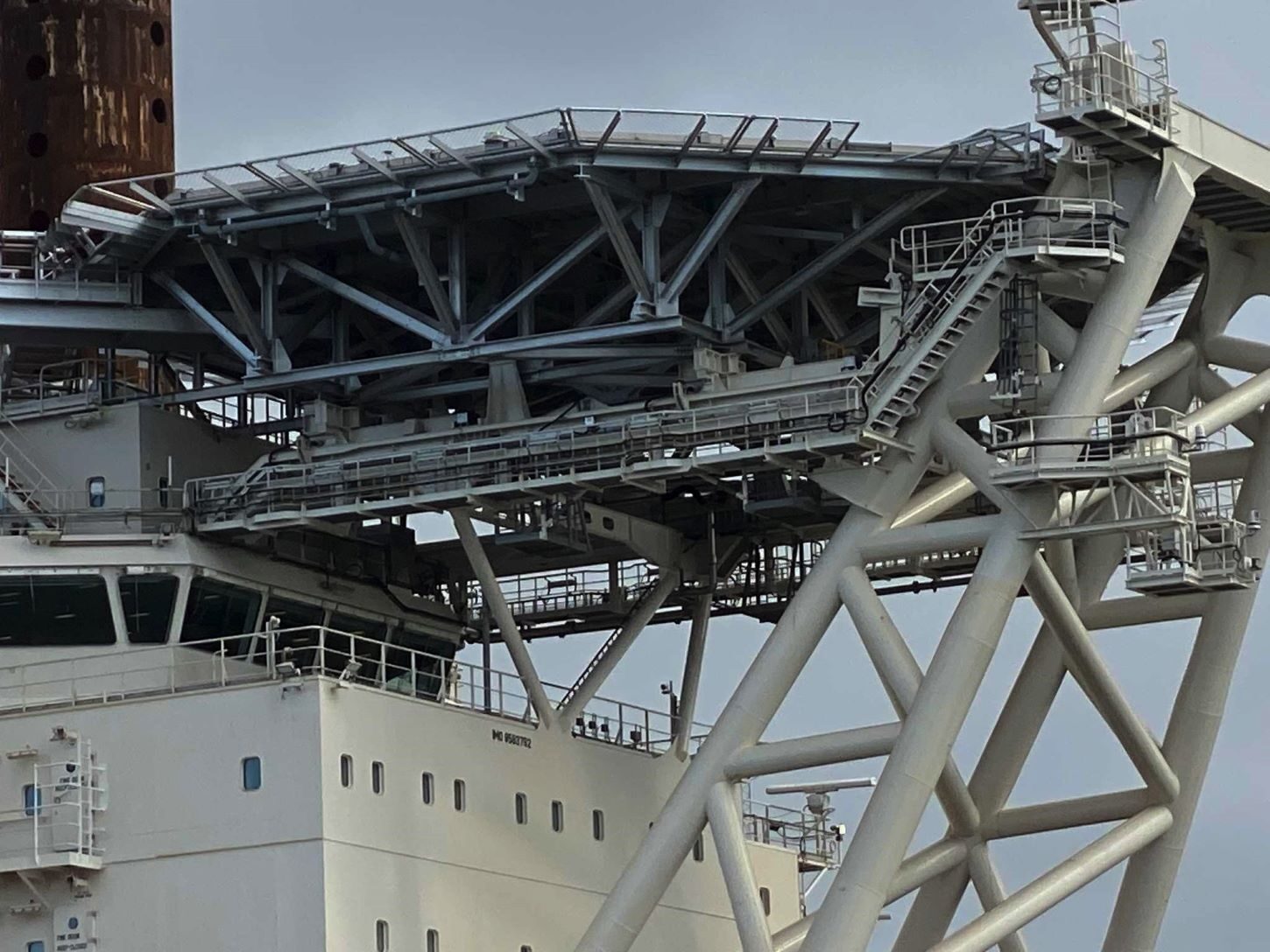 Helikopterdæk. Foto: Johnny Tauman.