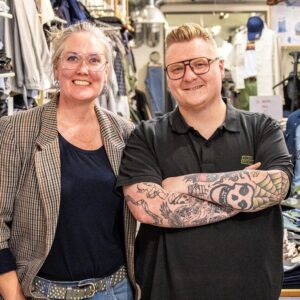 Ditte Lundgaard og Andreas Bernt Thomsen. Foto: Morten Nissen.