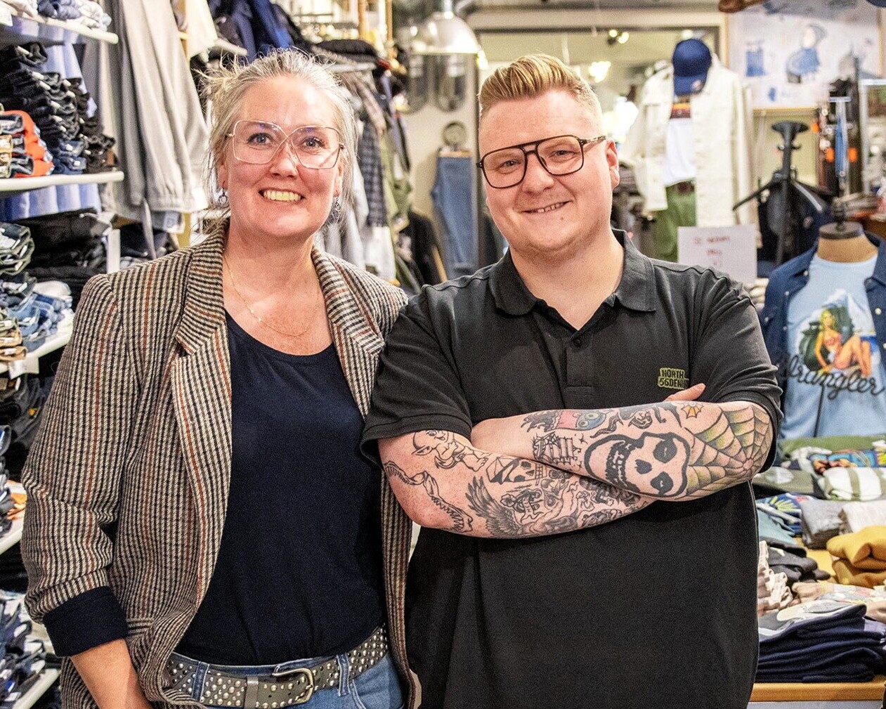 Ditte Lundgaard og Andreas Bernt Thomsen. Foto: Morten Nissen.