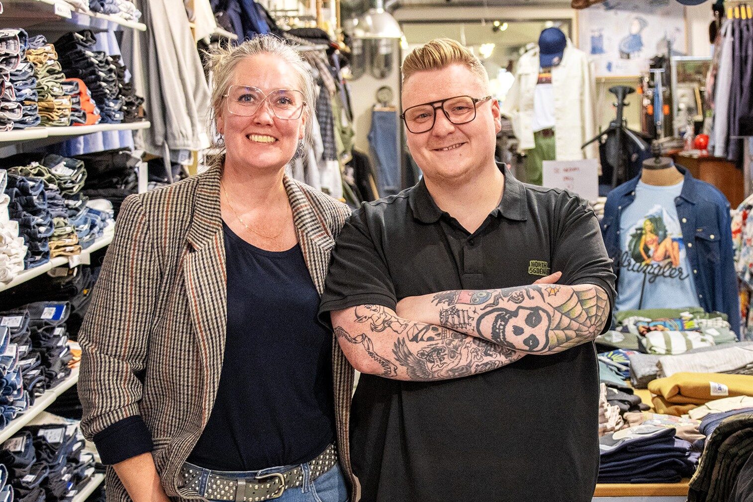 Ditte Lundgaard og Andreas Bernt Thomsen. Foto: Morten Nissen.