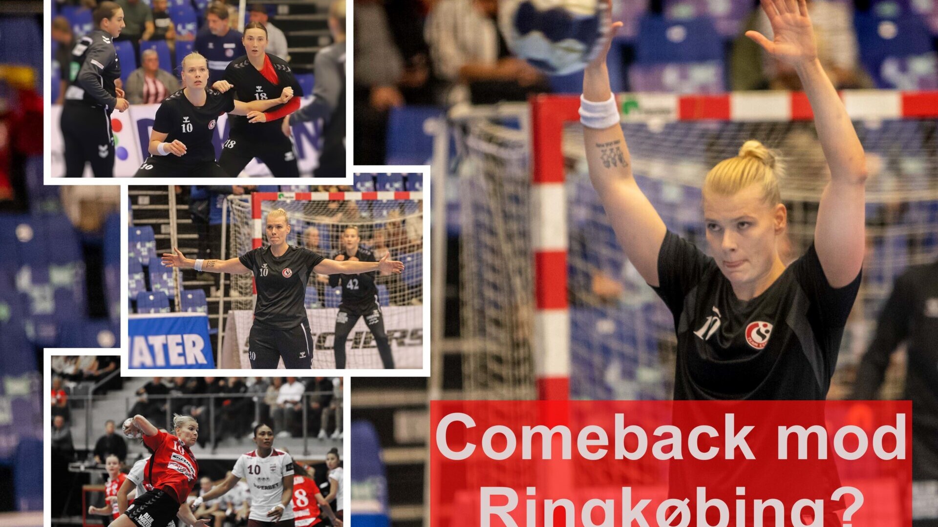 Kathrine Heindahls comeback er udsat nogle gange - sker det mod Ringkøbing? Collage/Fotos: Johnny Tauman.