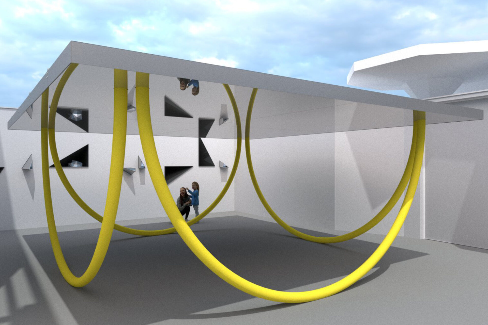 Olafur Eliasson "Your upside-down view". Illustration: PR.