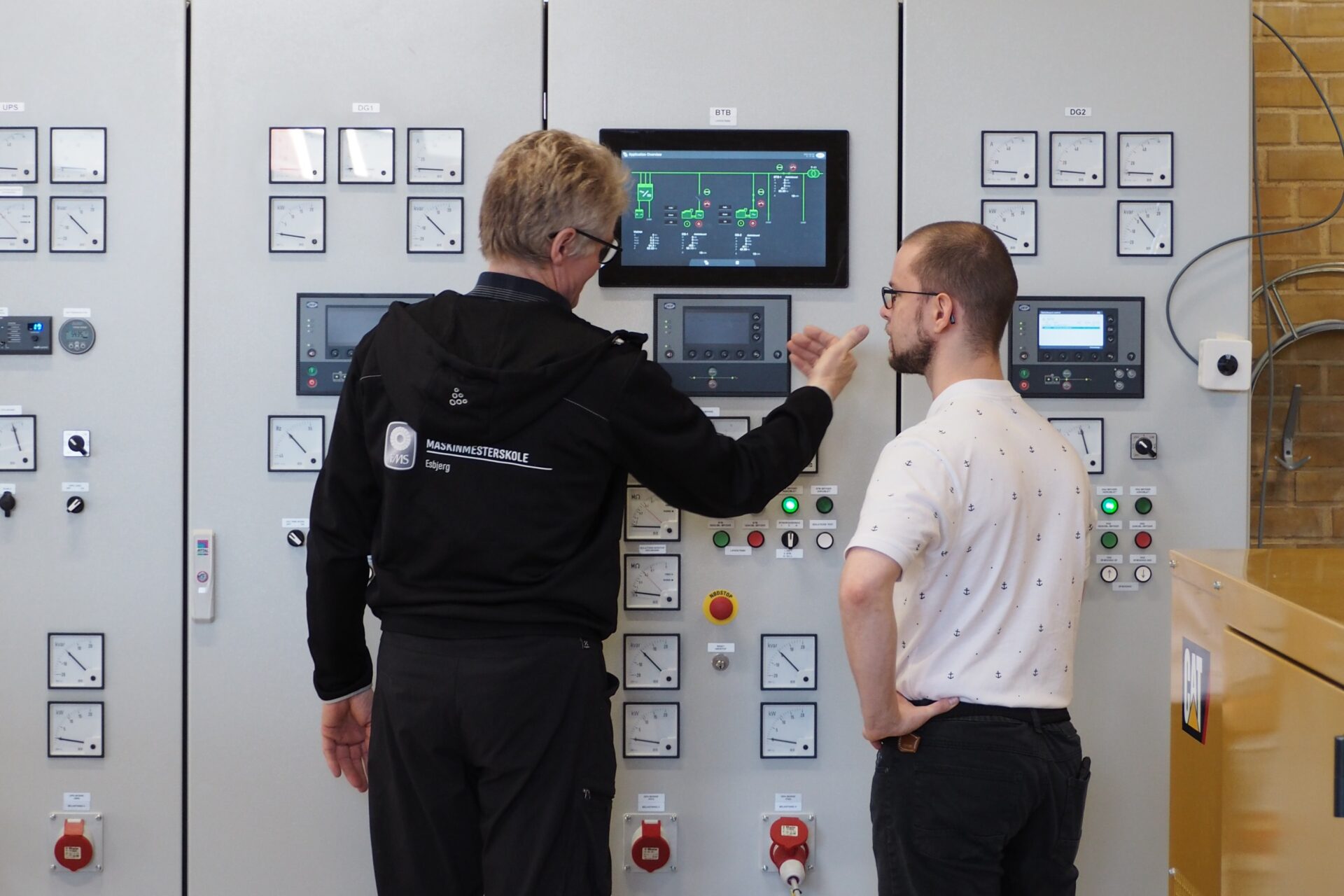 Fredericia Maskinmesterskoles el-laboratorier har fået en opdatering. Pressefoto.