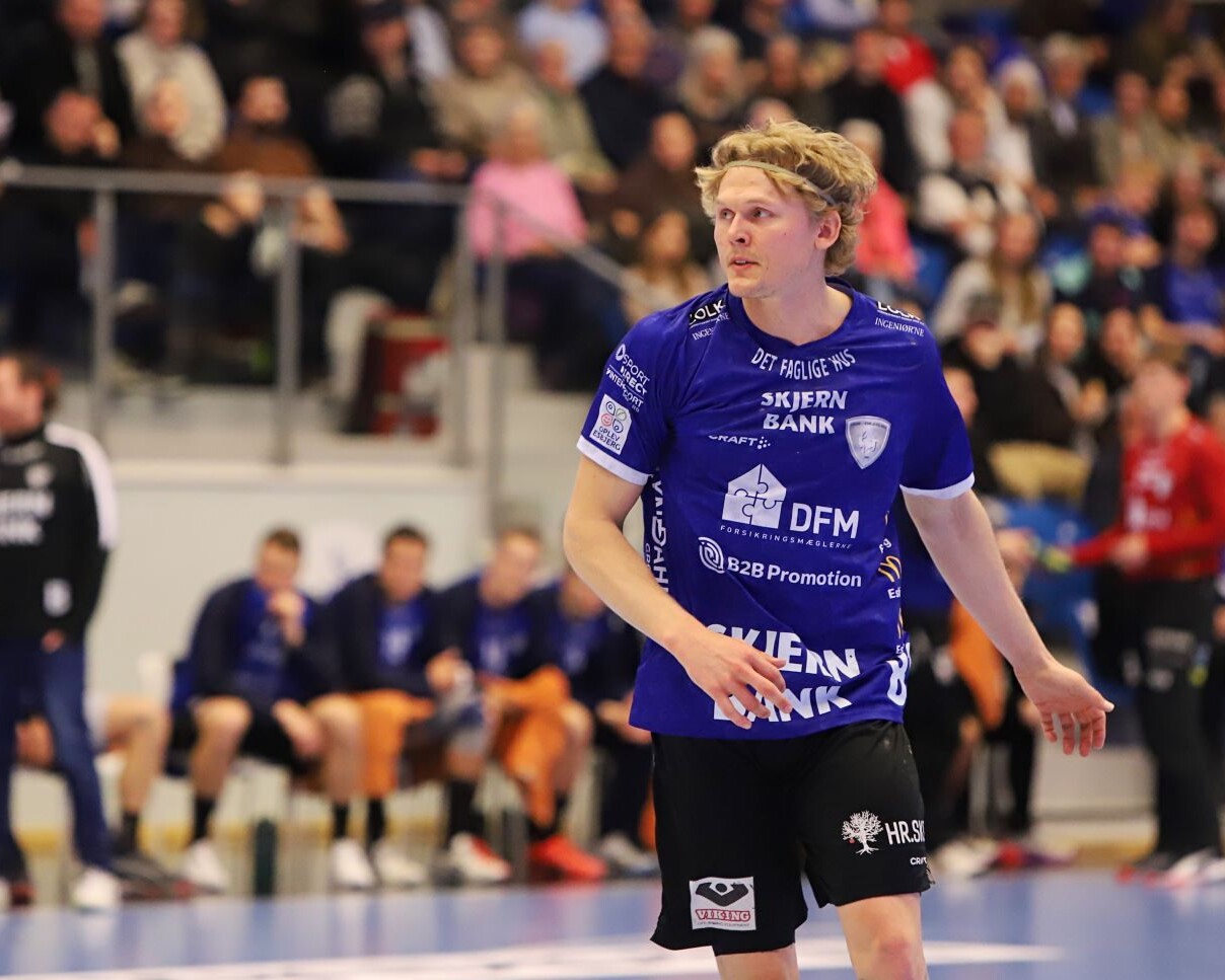 Alfred Jönsson, Ribe-Esbjerg HH. Arkivfoto: Johnny Tauman.