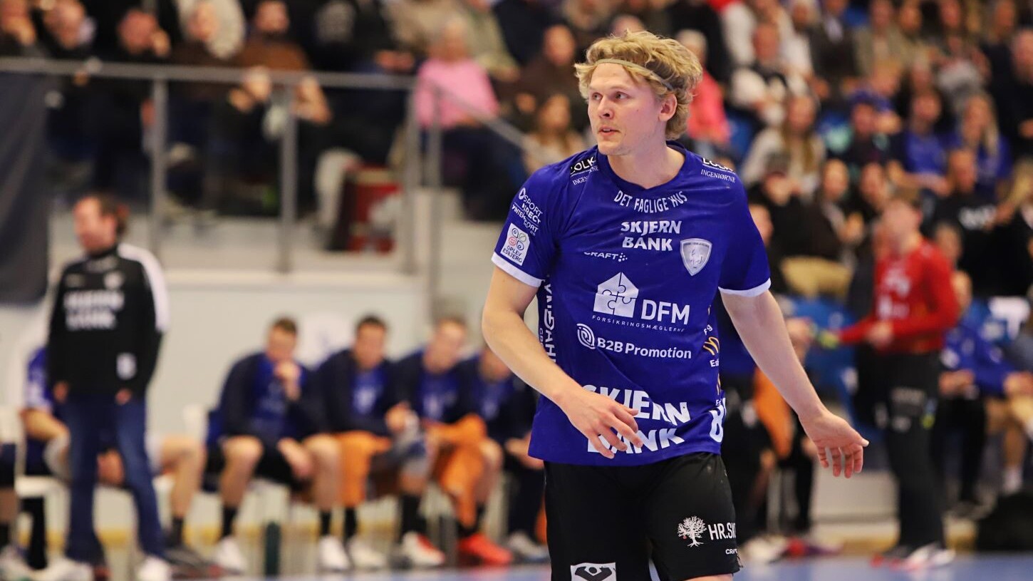 Alfred Jönsson, Ribe-Esbjerg HH. Arkivfoto: Johnny Tauman.