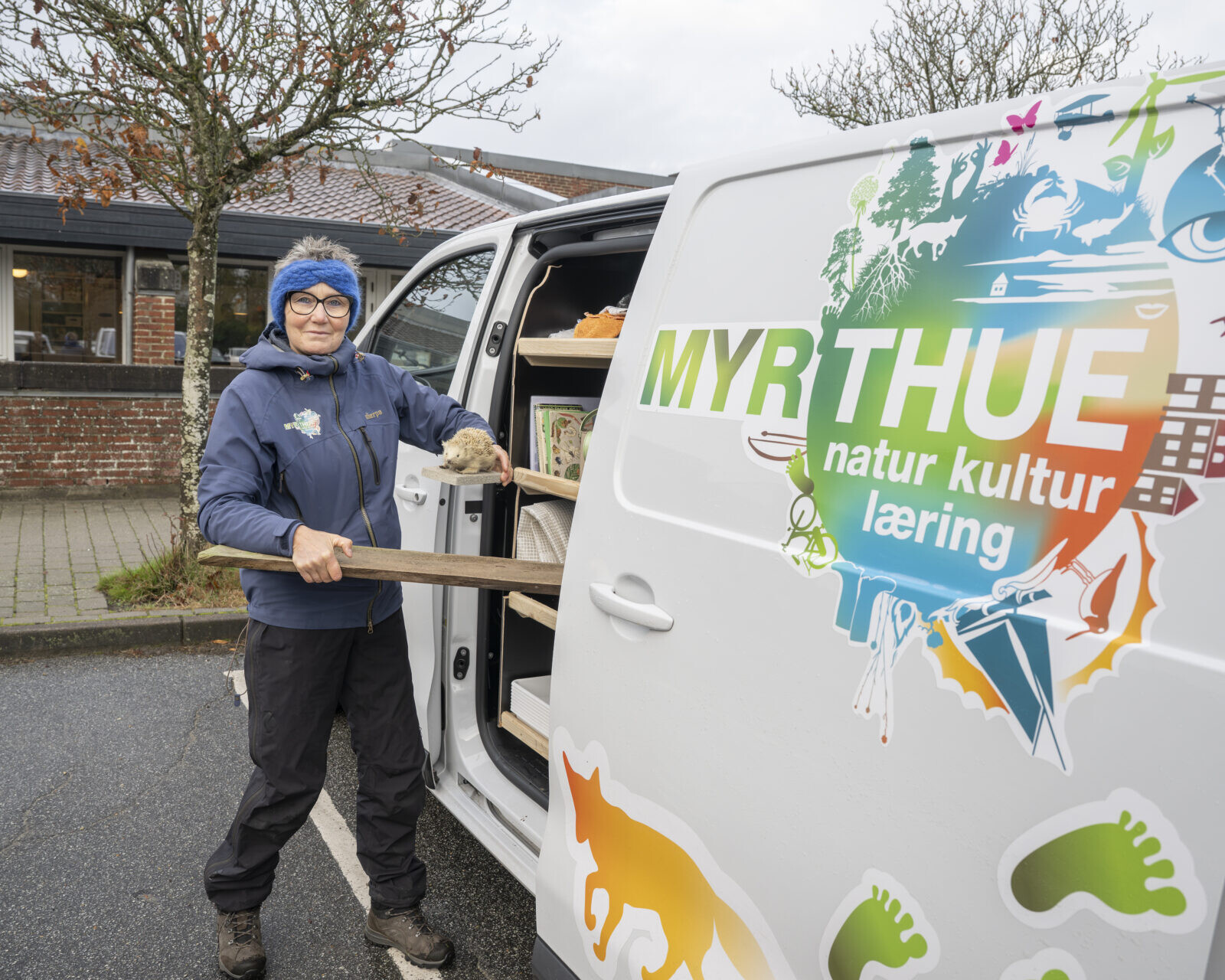 Støtte fra Nordea-fonden har gjort det muligt at købe en bil til transport af grej. Foto: Esbjerg Kommune