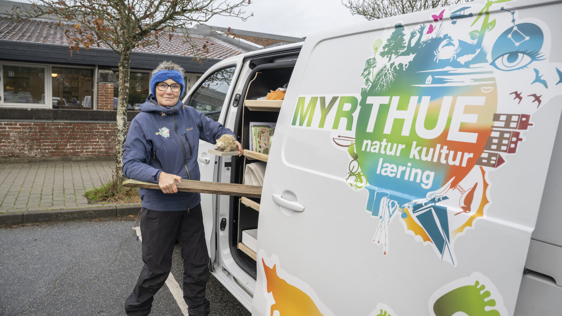 Støtte fra Nordea-fonden har gjort det muligt at købe en bil til transport af grej. Foto: Esbjerg Kommune