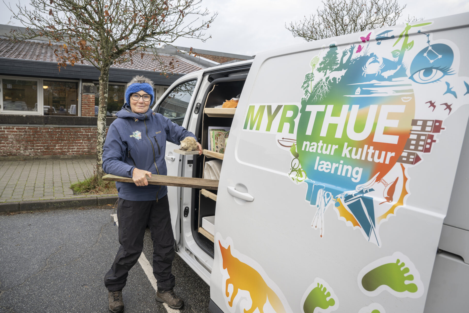 Støtte fra Nordea-fonden har gjort det muligt at købe en bil til transport af grej. Foto: Esbjerg Kommune