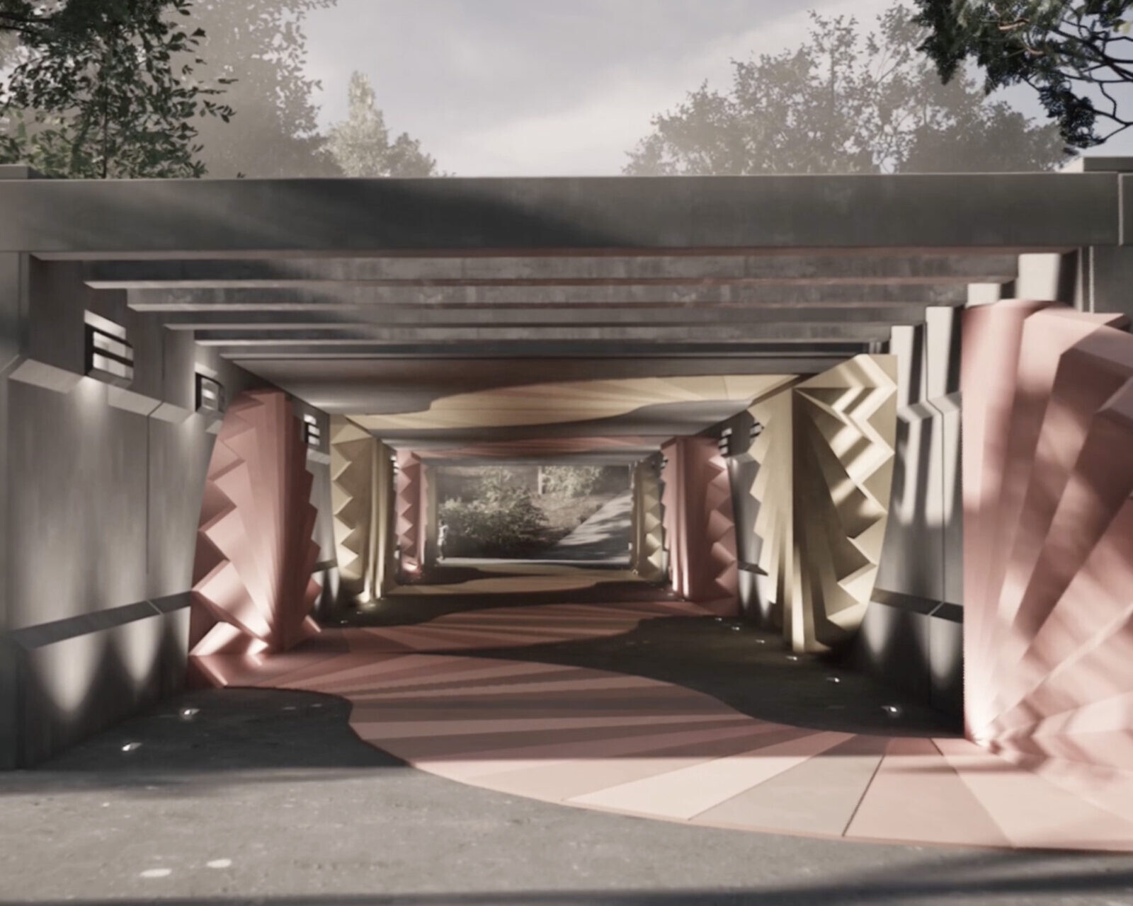 Billedkunstner Eva Steen Christensen står bag udsmykningen. Pressefoto.