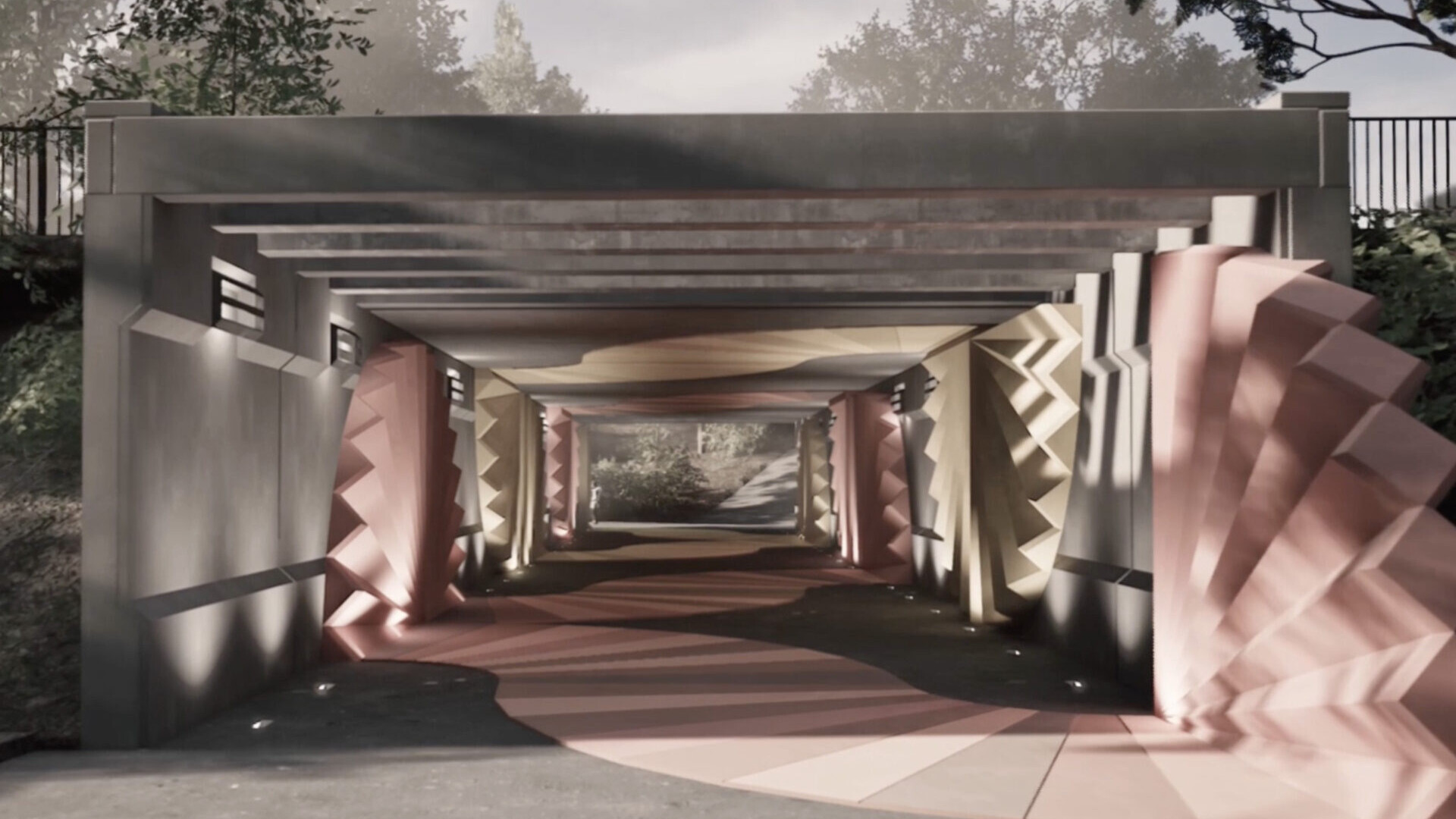 Billedkunstner Eva Steen Christensen står bag udsmykningen. Pressefoto.