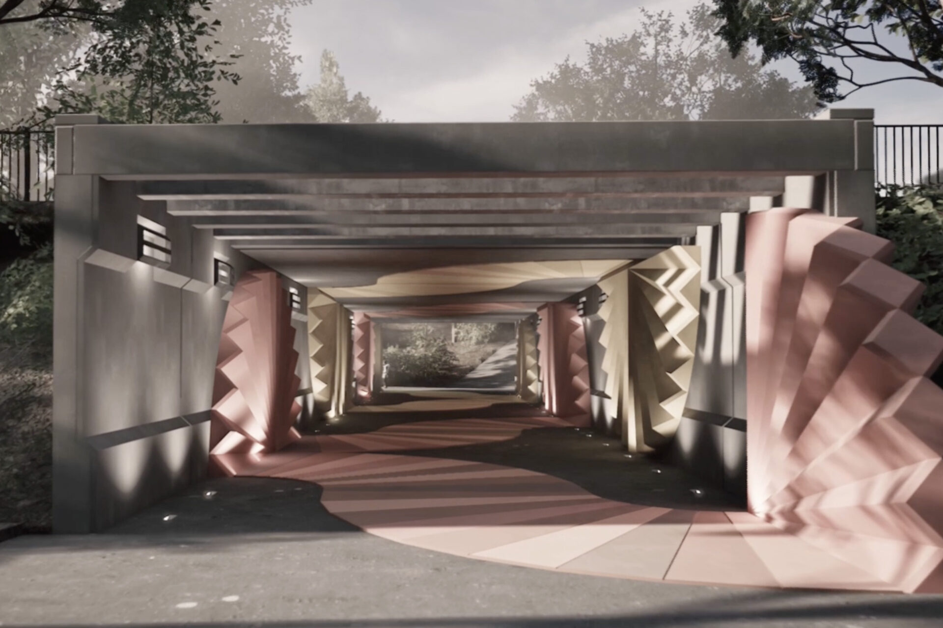 Billedkunstner Eva Steen Christensen står bag udsmykningen. Pressefoto.