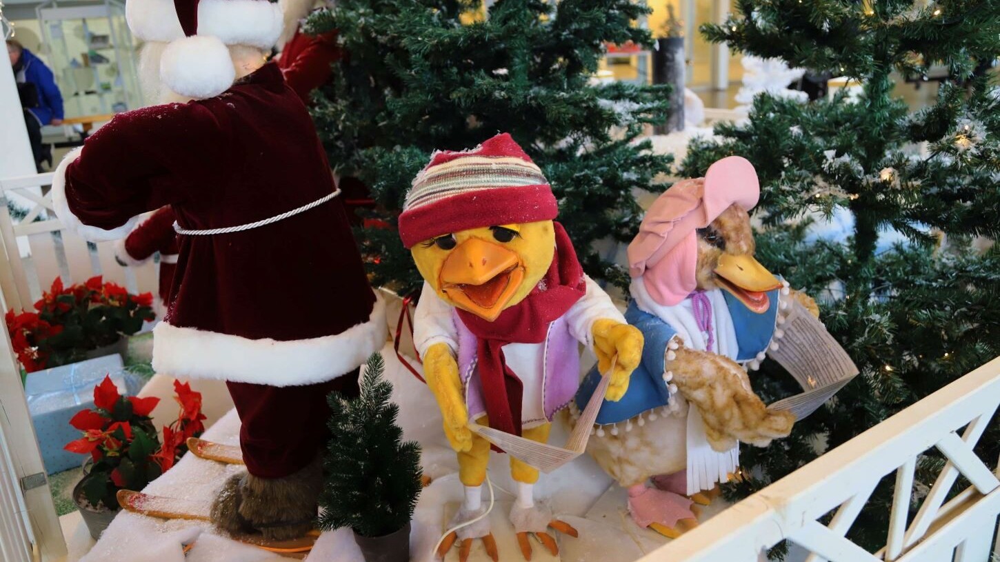 Farverig og spændende: Vestjyllands største mekaniske juleudstilling i Sædding Centret. Foto: Johnny Tauman.