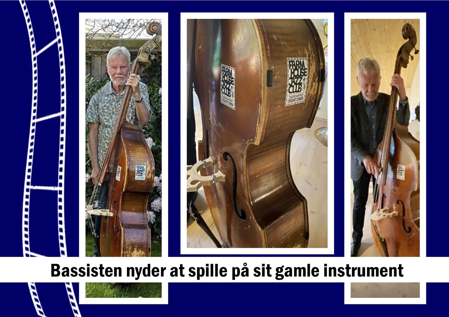 Jørgen elsker at spille slagbas - ude som inde