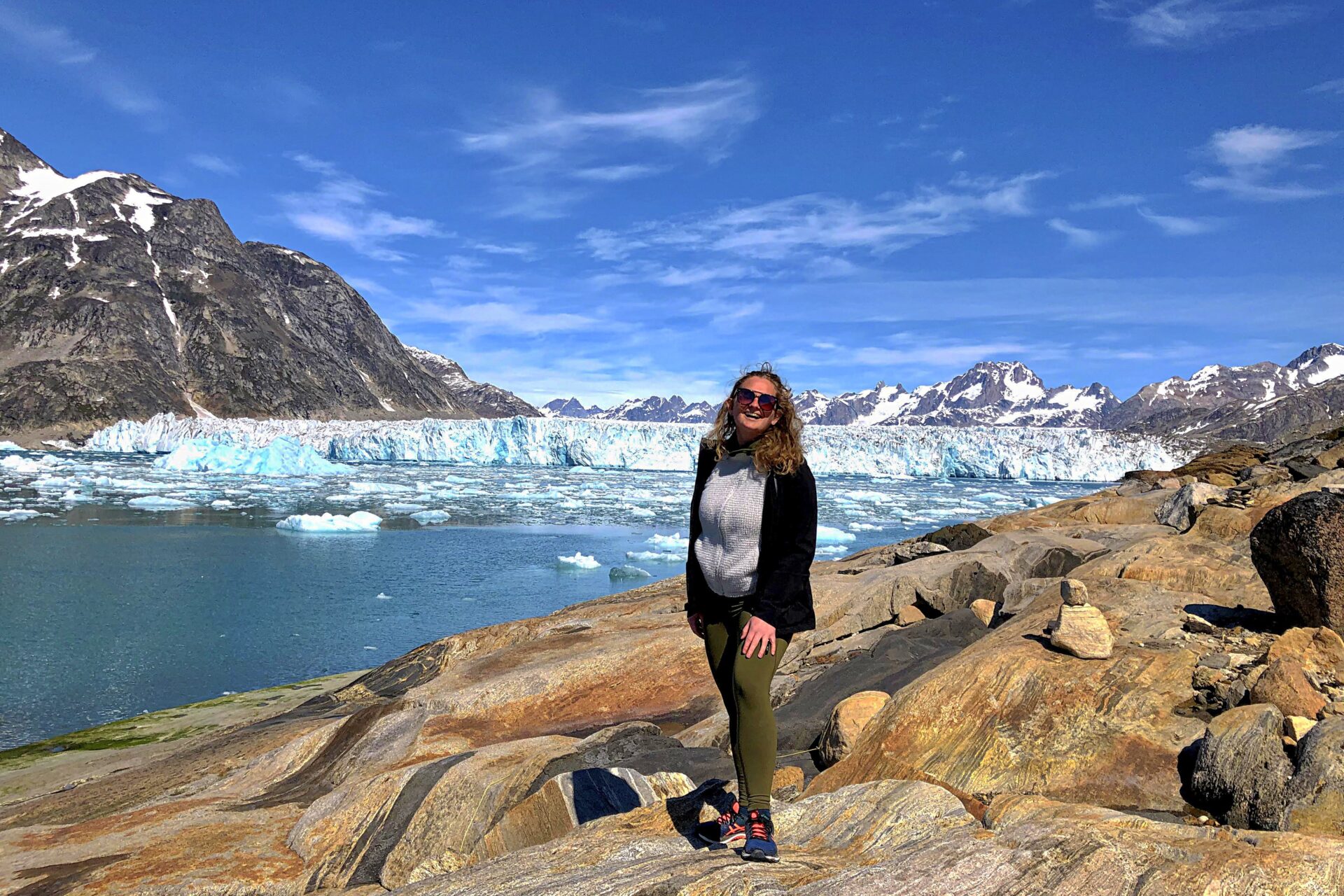 - Jeg nød mine fire år i Grønland - kom meget omkring, men boede i Nuuk. Privatfoto.