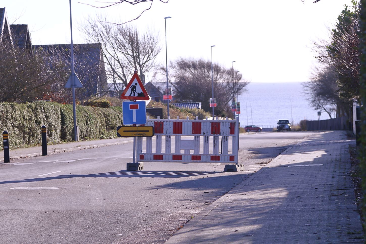 Skiltning på Sanatorievej. Foto: Johnny Tauman.