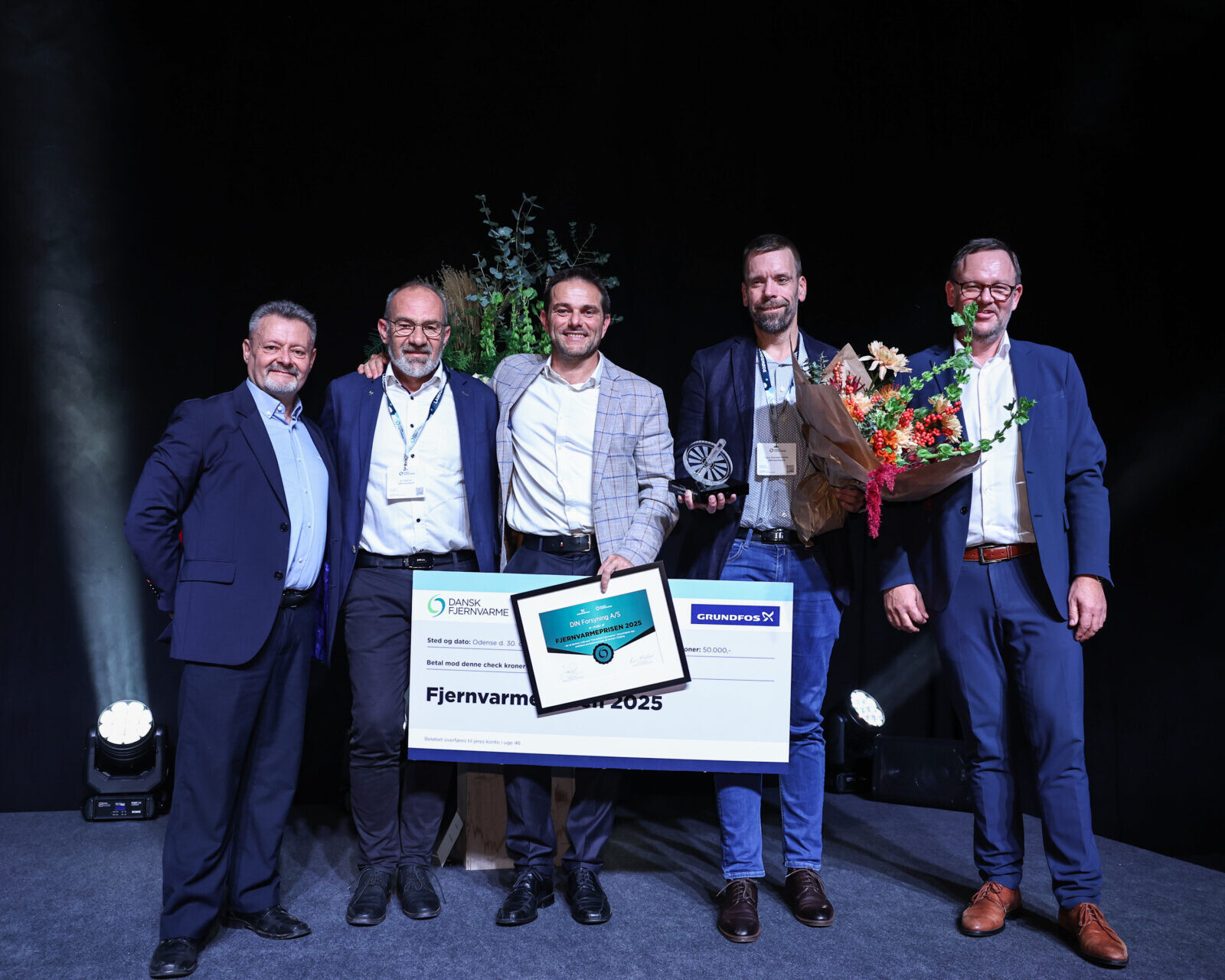 Vinderne af Fjernvarmeprisen 2025 blev DIN Forsyning. Jesper Voldgaard