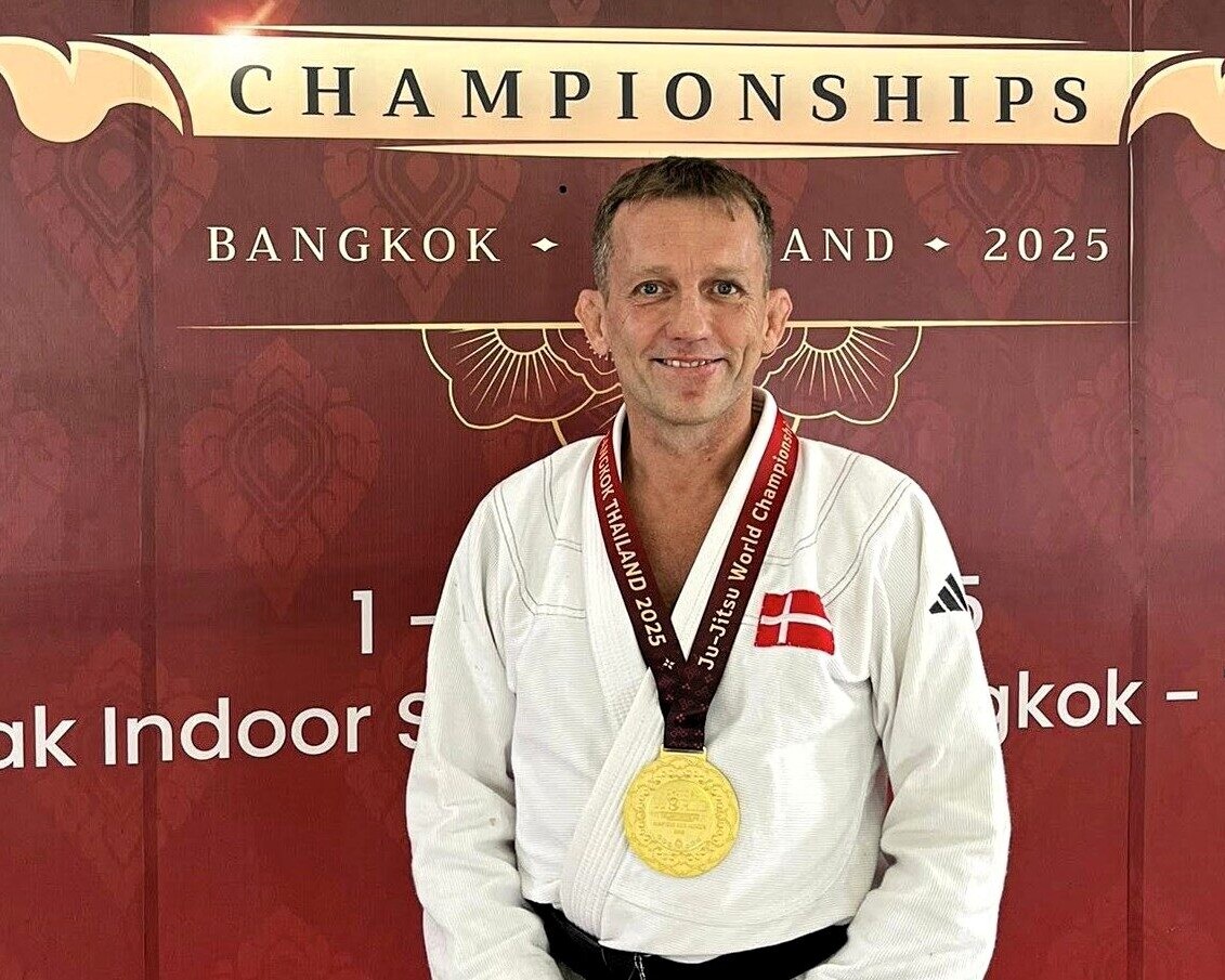 Det blev en mindeværdig tur til Bangkok for Claus Prien Tobiasen. Privatfoto.