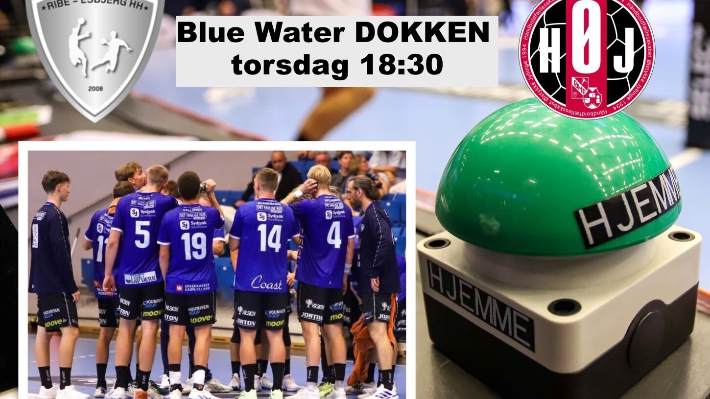 Ribe-Esbjerg HH tager imod HØJ torsdag aften. Collage/Fotos: Johnny Tauman.