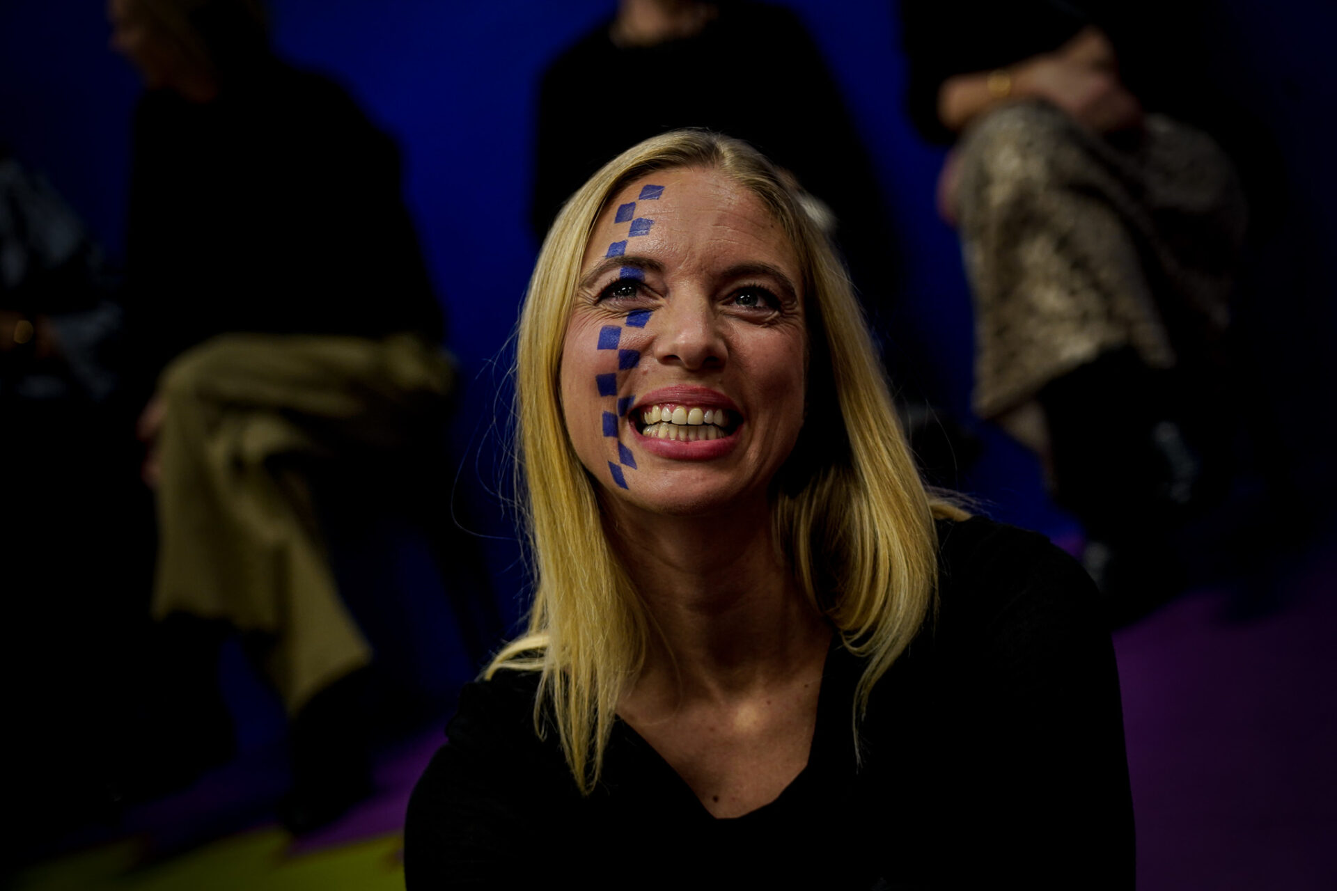 Modeller med smil på. Foto: Fjodor Pedersen.