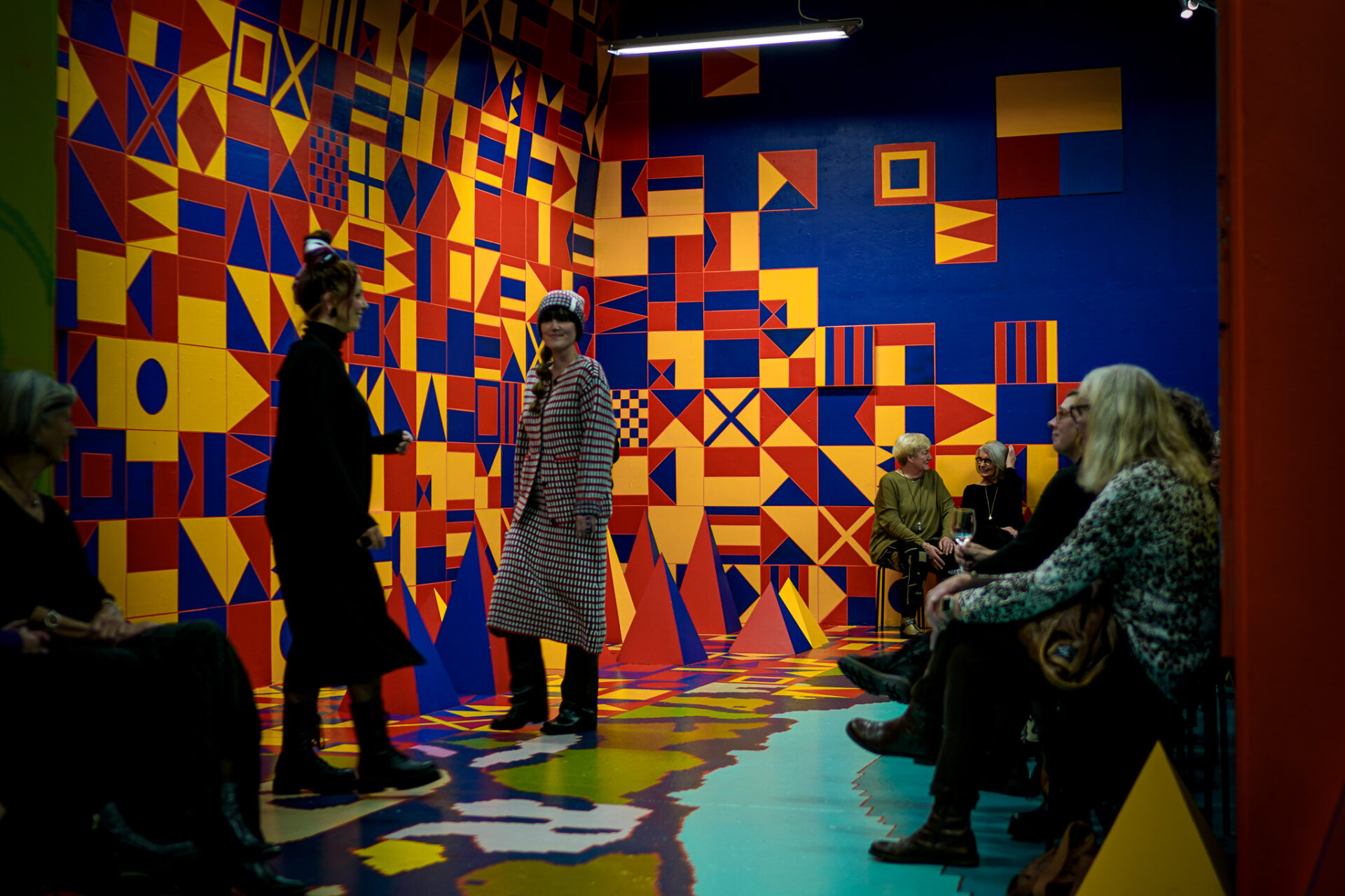 Modeshow, Marie Lahn, Gadens Museum. Foto: Fjodor Pedersen.