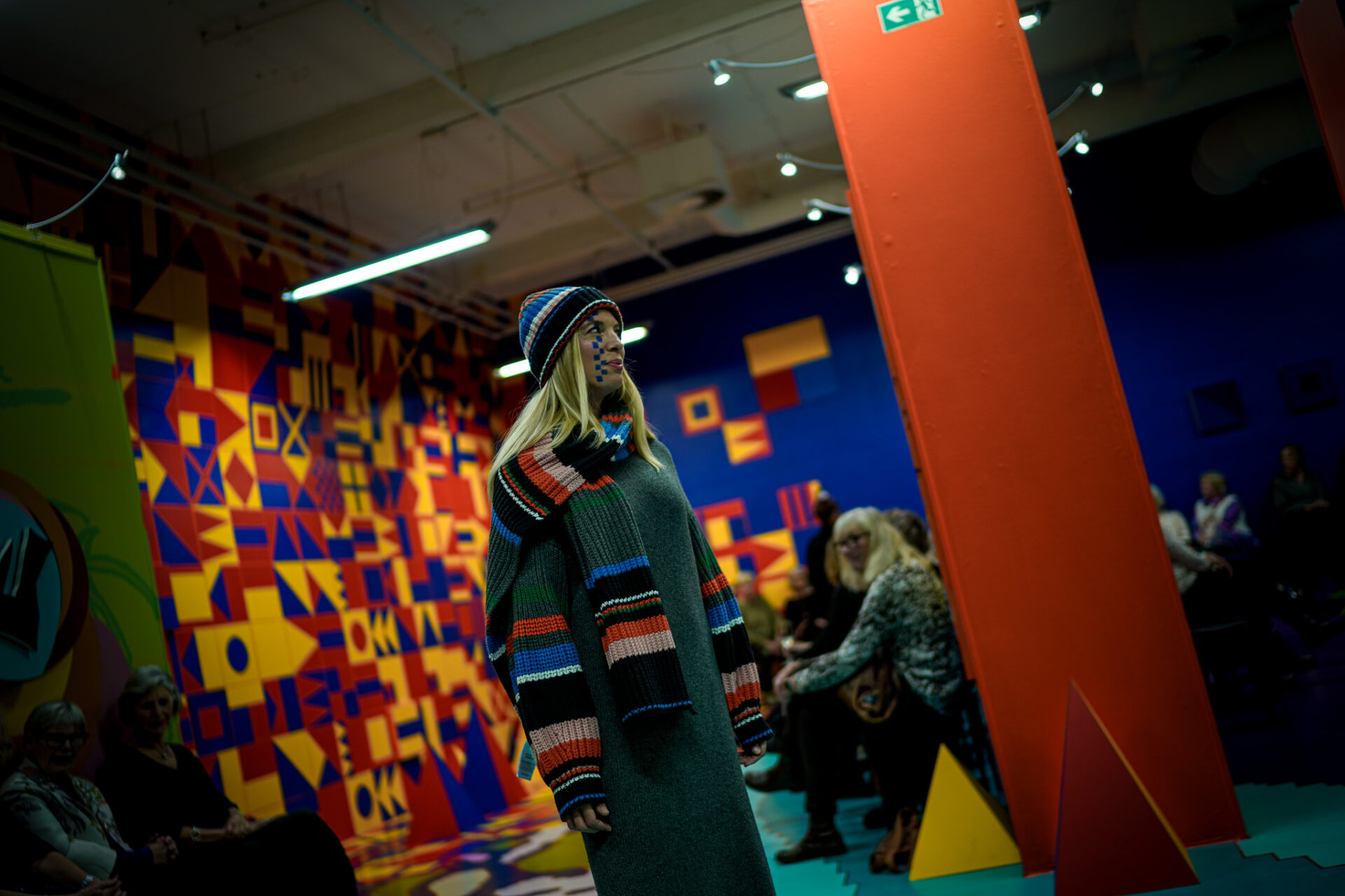 Modeshow, Marie Lahn, Gadens Museum. Foto: Fjodor Pedersen.