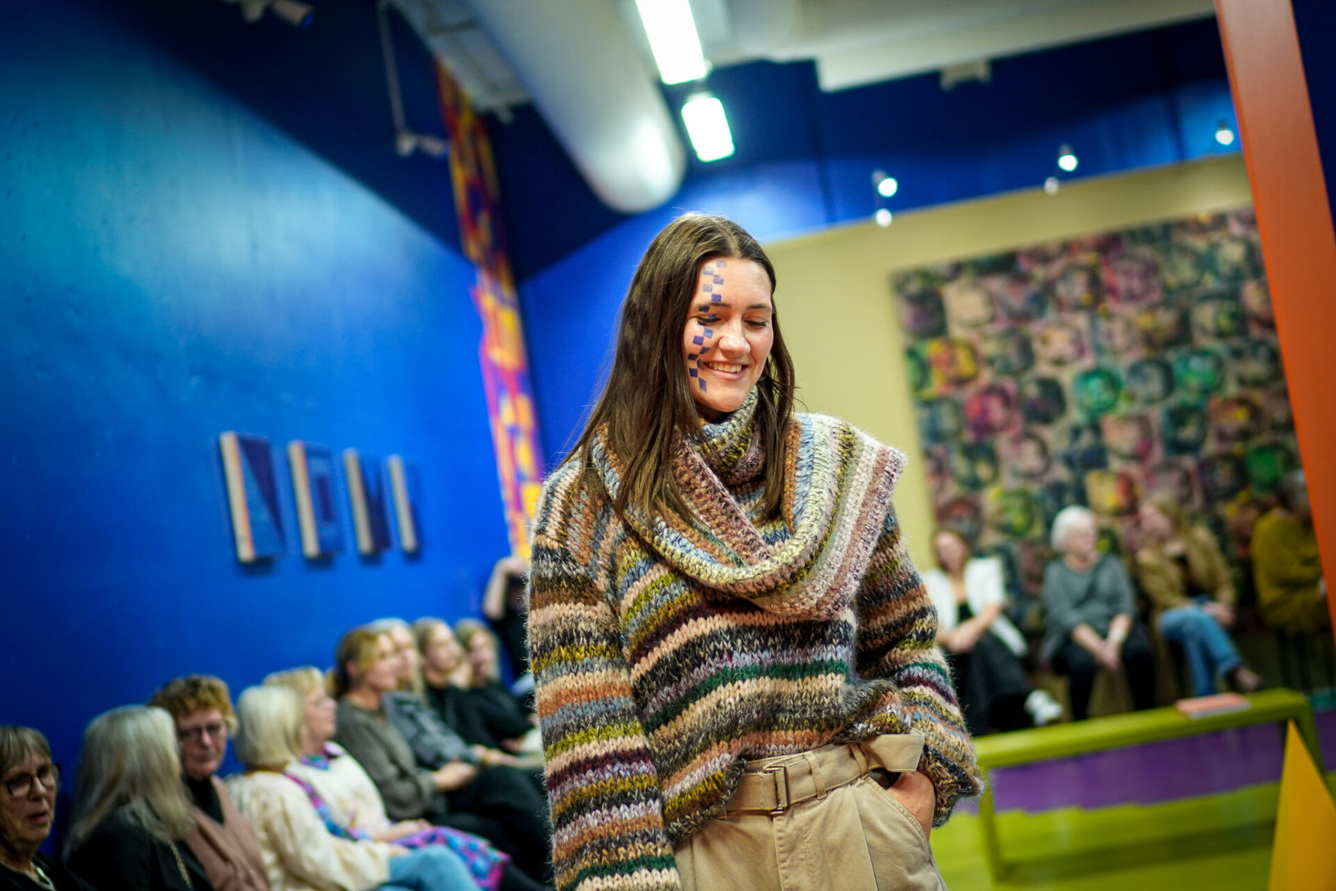 Modeshow, Marie Lahn, Gadens Museum. Foto: Fjodor Pedersen.