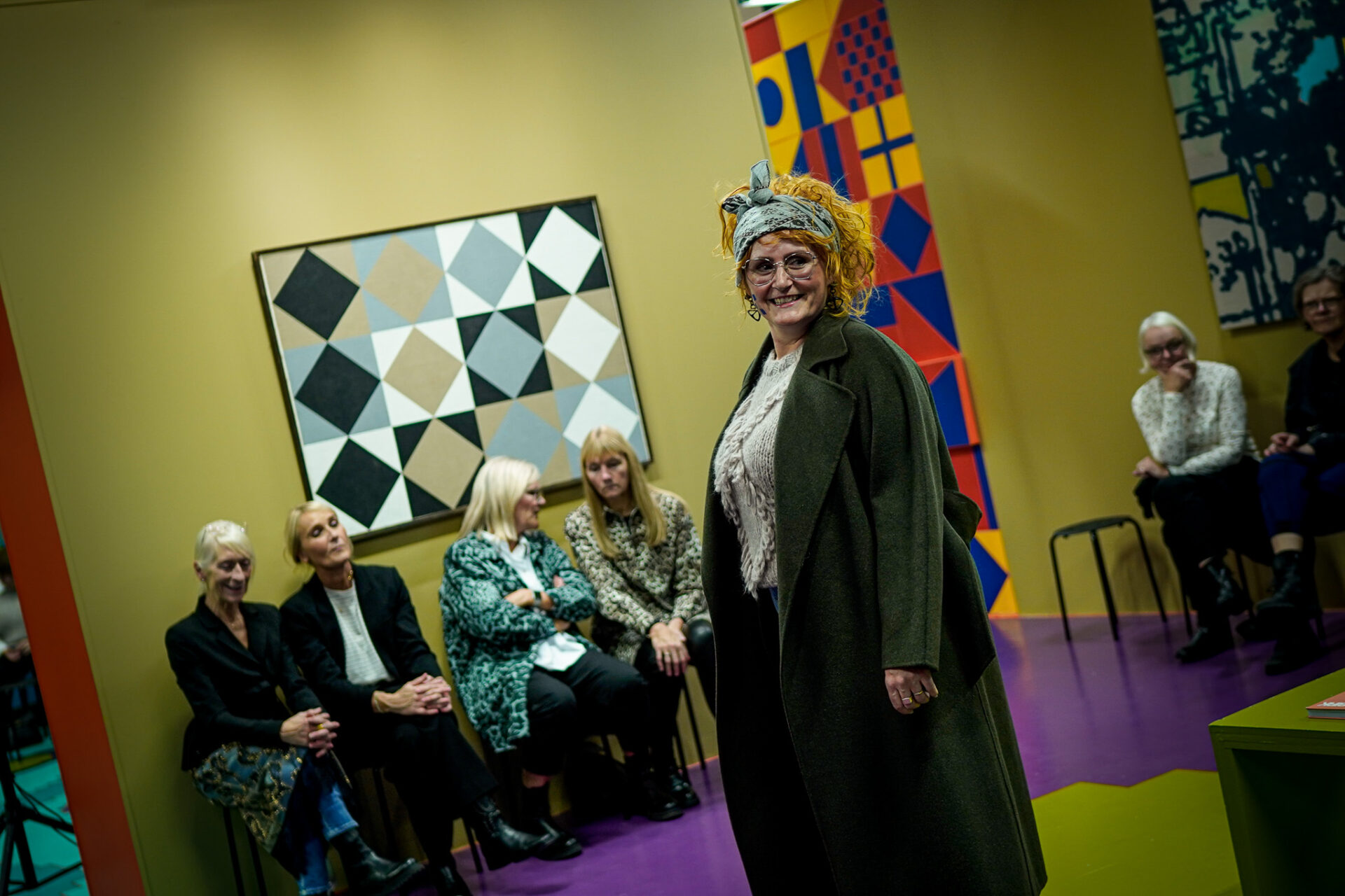 Modeshow, Marie Lahn, Gadens Museum. Foto: Fjodor Pedersen.