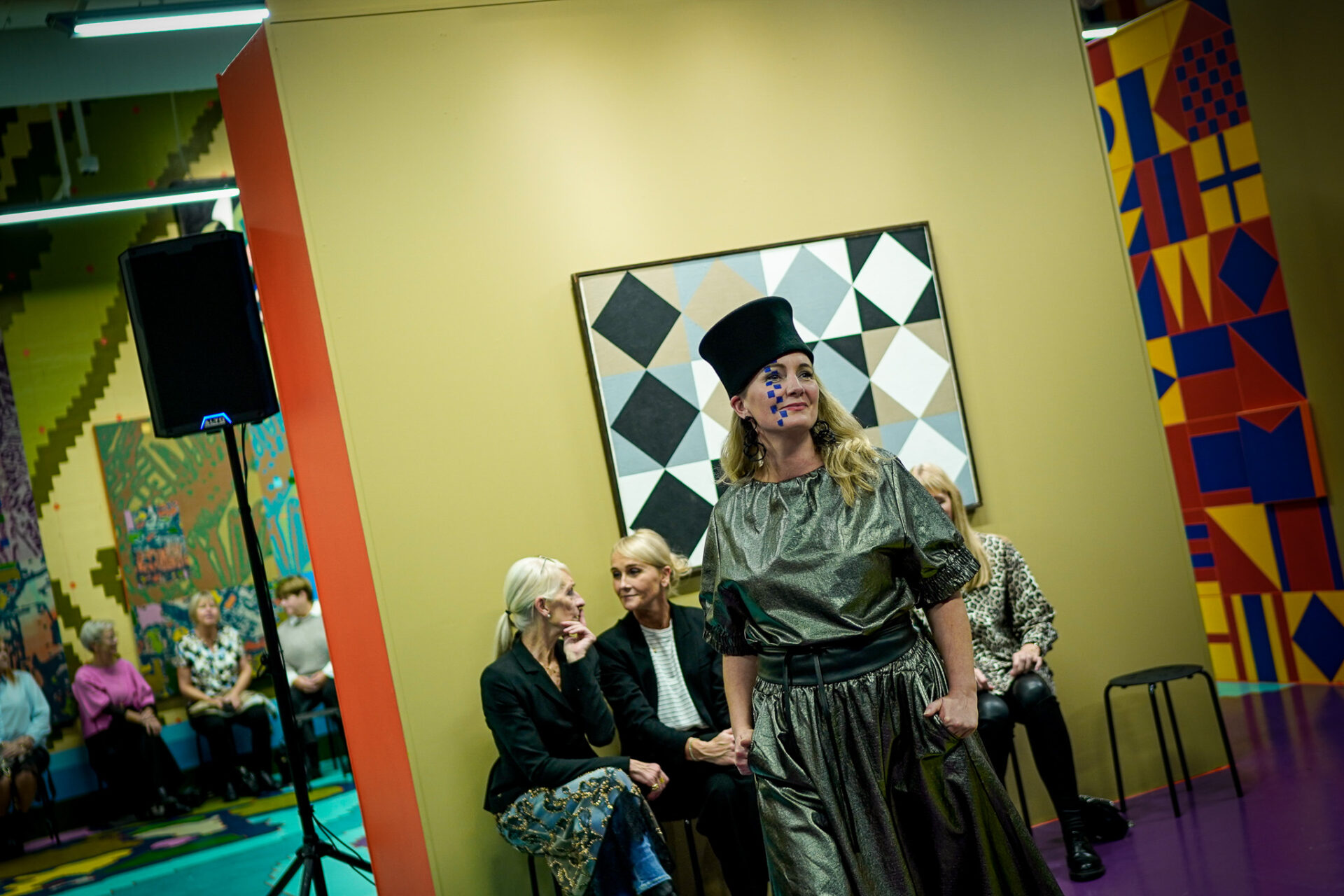 Modeshow, Marie Lahn, Gadens Museum. Foto: Fjodor Pedersen.