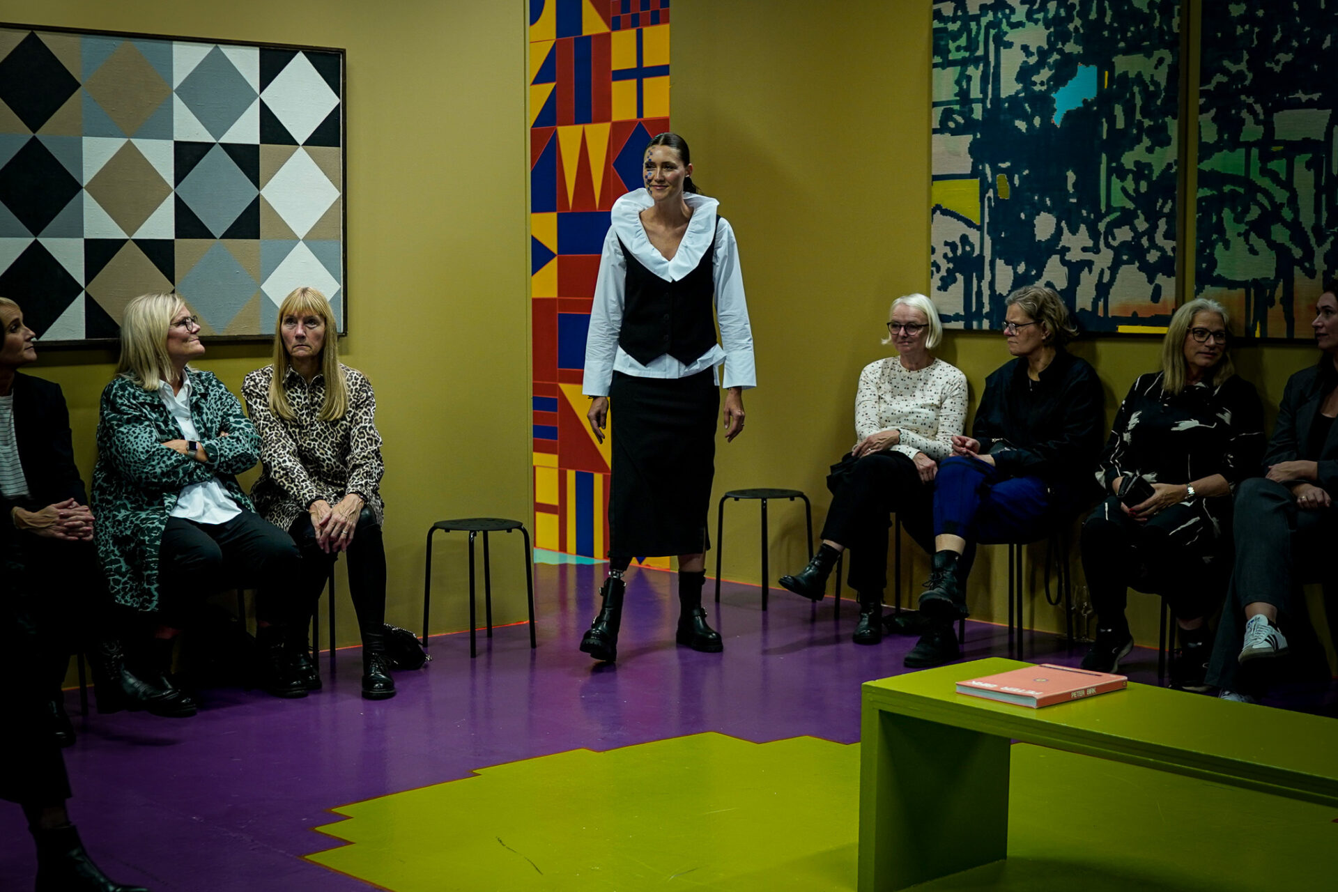 Modeshow, Marie Lahn, Gadens Museum. Foto: Fjodor Pedersen.