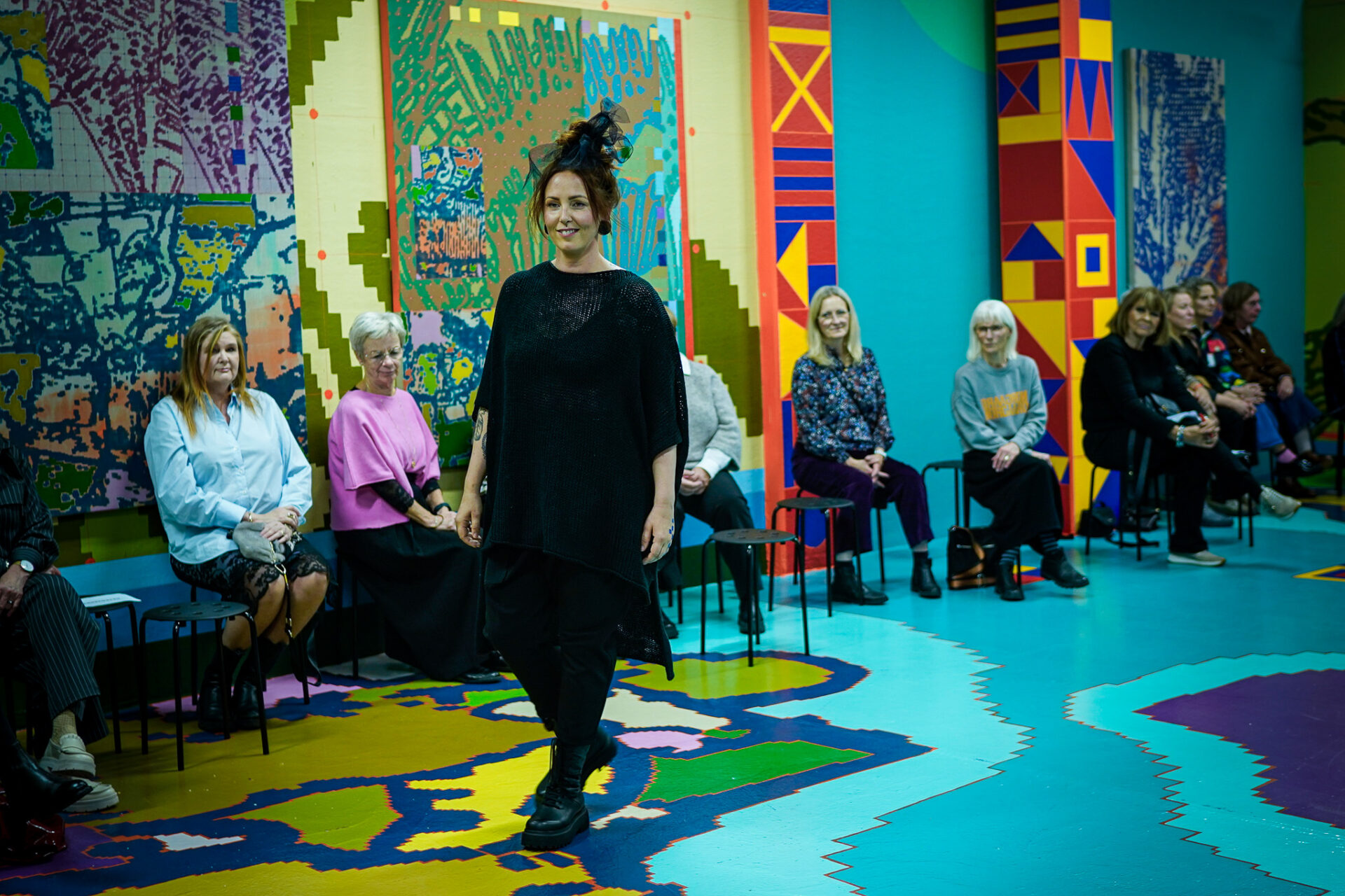 Modeshow, Marie Lahn, Gadens Museum. Foto: Fjodor Pedersen.