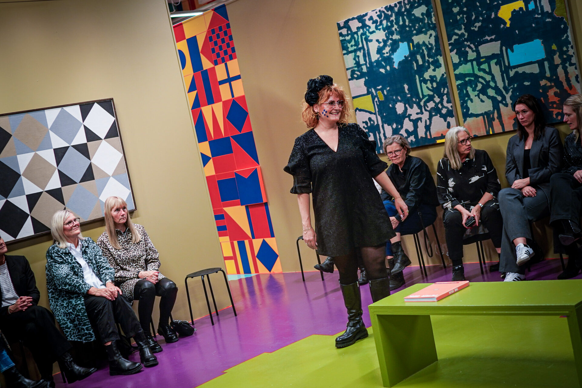 Modeshow, Marie Lahn, Gadens Museum. Foto: Fjodor Pedersen.