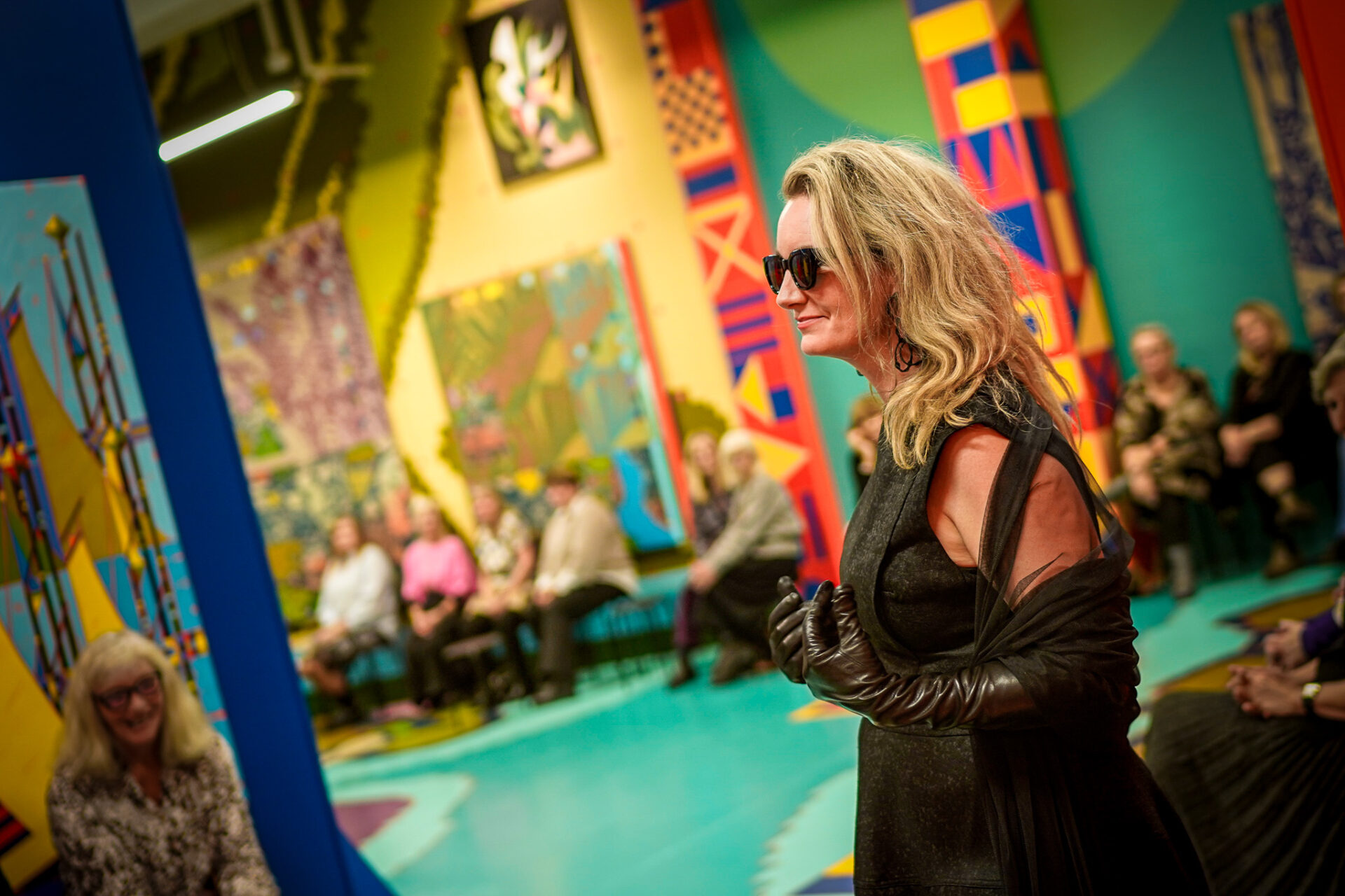 Modeshow, Marie Lahn, Gadens Museum. Foto: Fjodor Pedersen.