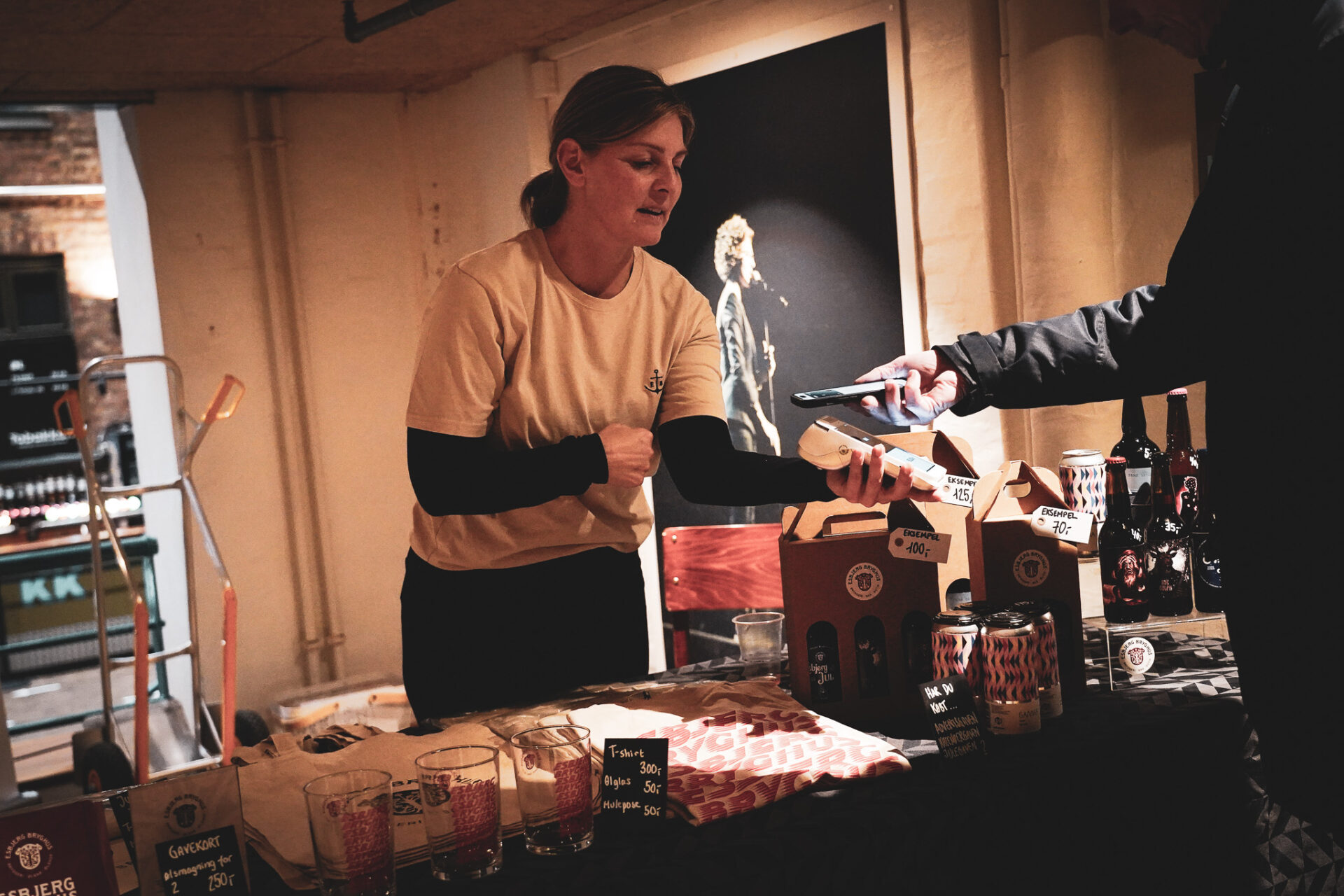 Esbjerg Bryghus var et af tre bryghuse fra lokalområdet, der havde en stand ved Skabt. Foto: Fjodor Pedersen.