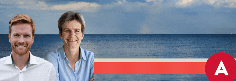 Frederik Vestergaard Jørgensen og Karin Schwartz.